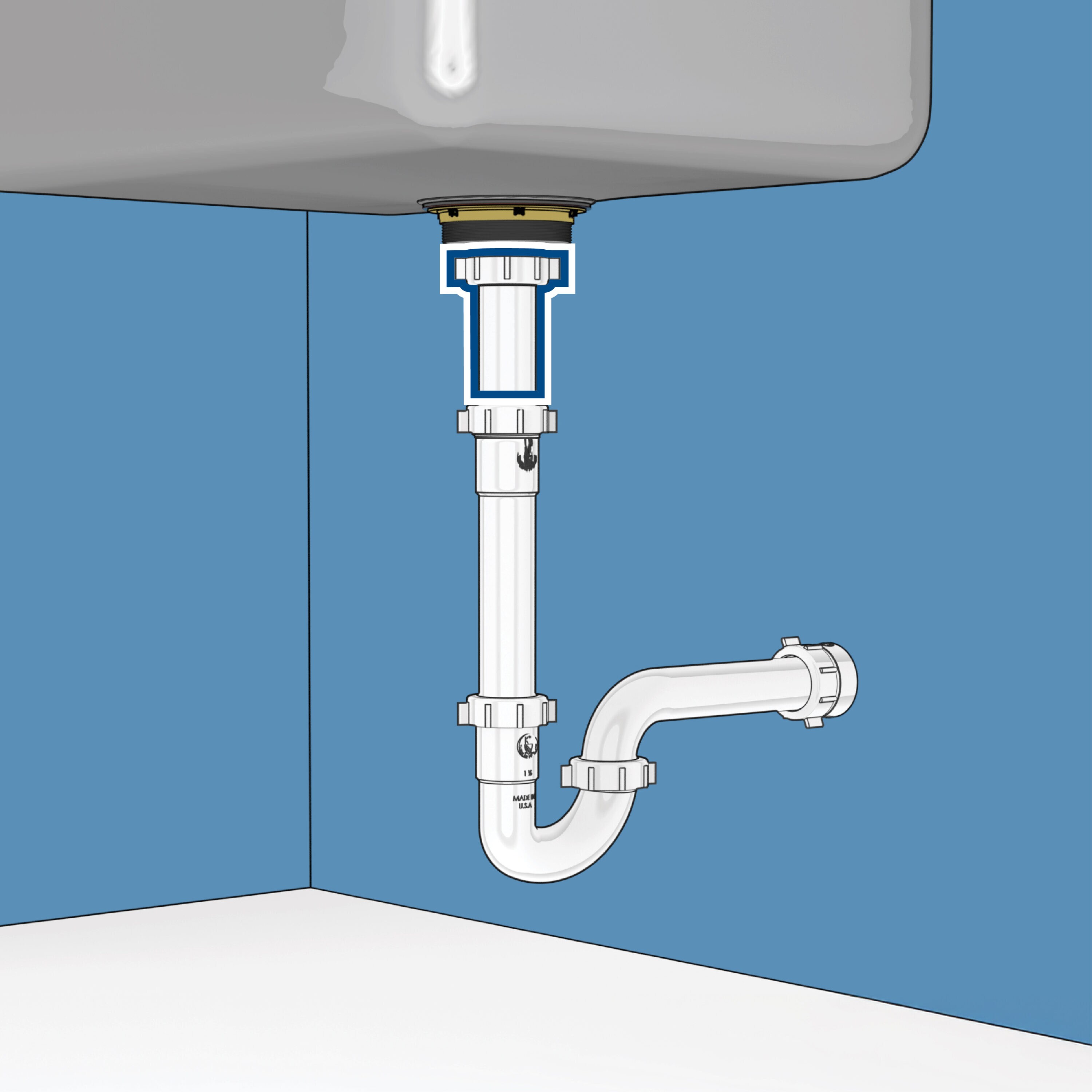 Dearborn 1000000590 Under-Sink-Tubular-Drainage - View #4