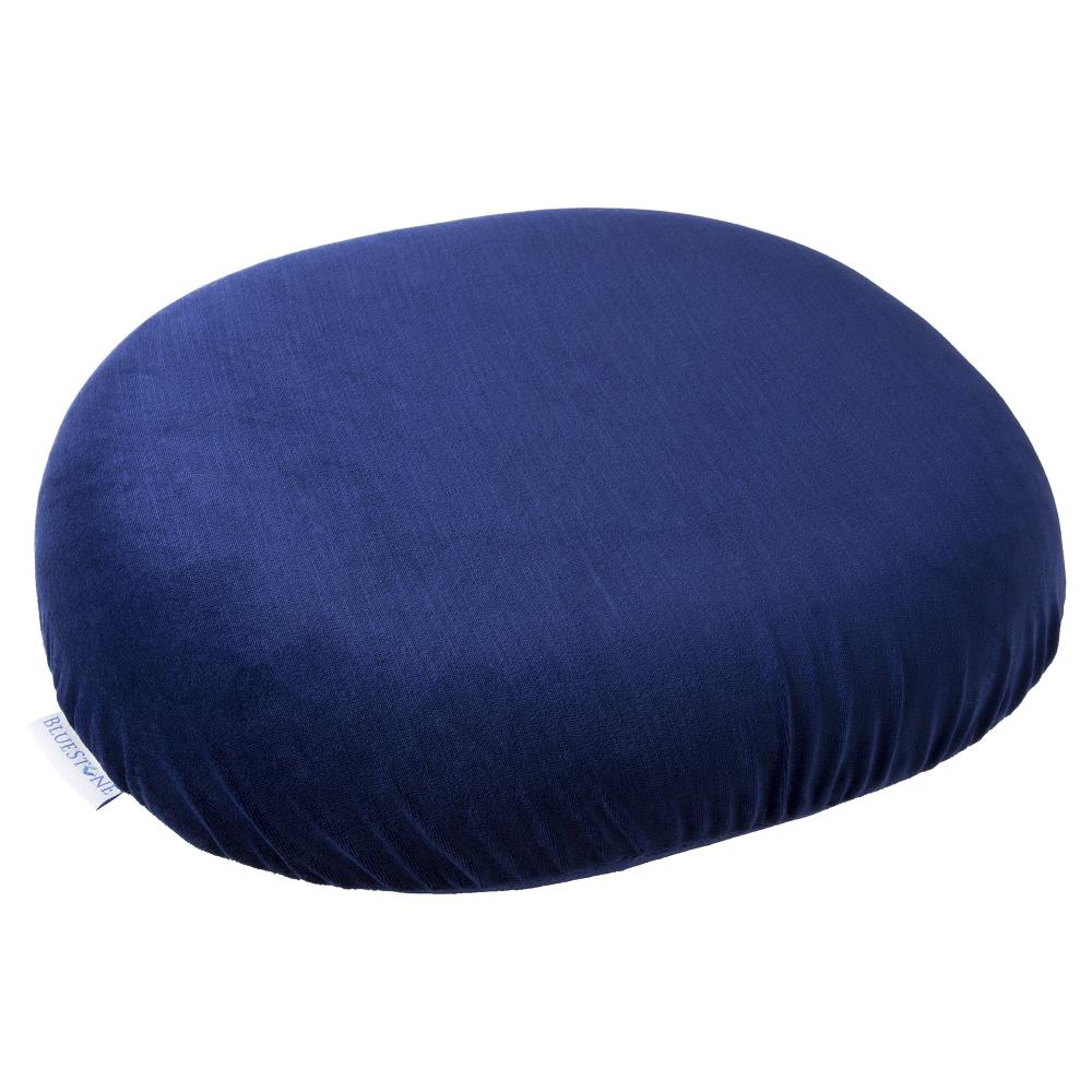 DMI Seat Cushion Donut Pillow and Chair Pillow for Tailbone Pain Relief,  Hemorrhoids, Prostate, Pregnancy, Post Natal, Pressure Relief and Surgery,  18 x 15 x 3, Navy 