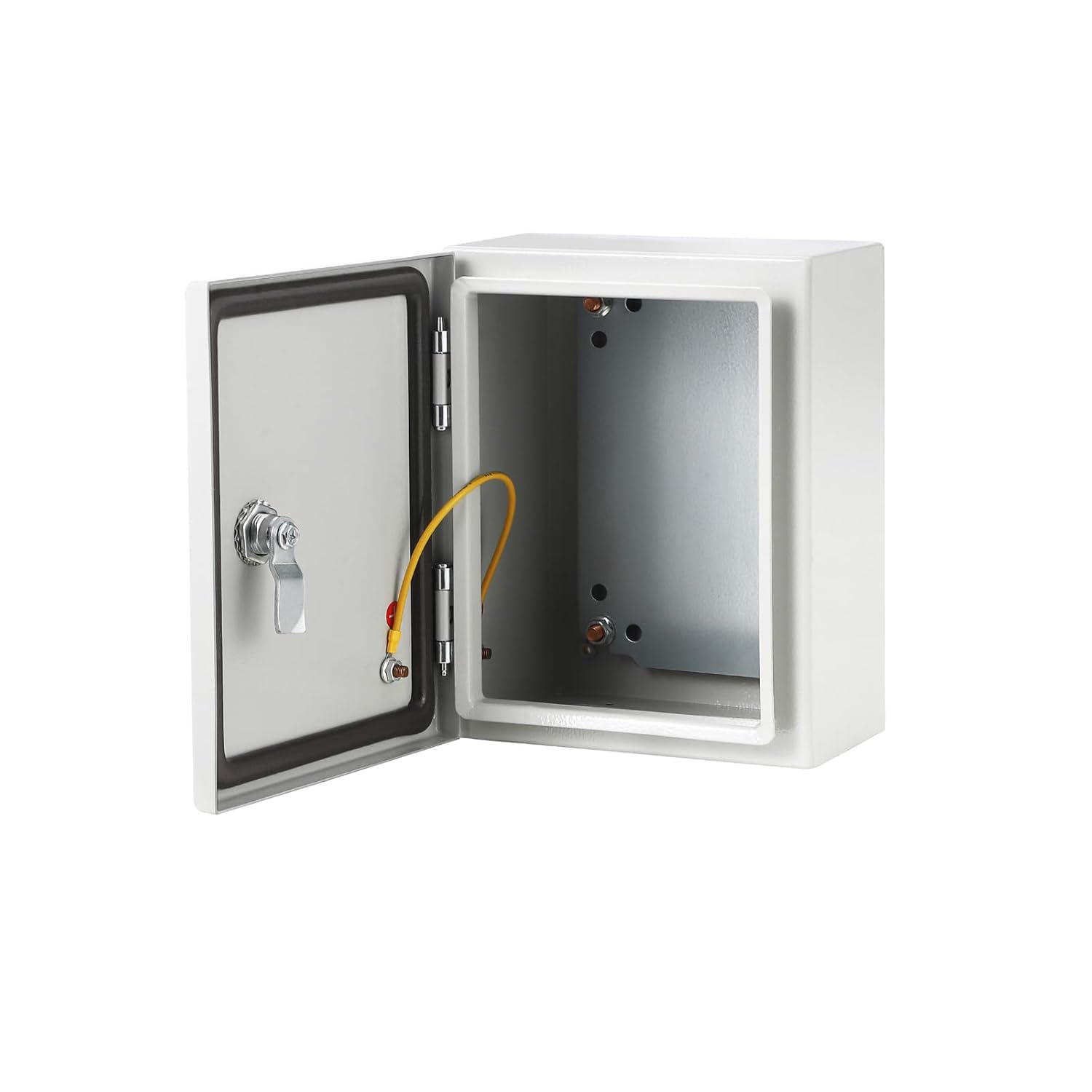GAOMON 12x10x6 Electrical Enclosure Box NEMA 4X IP66 Waterproof Steel Junction Box with Lock and Mounting Plate for Indoor and Outdoor Use