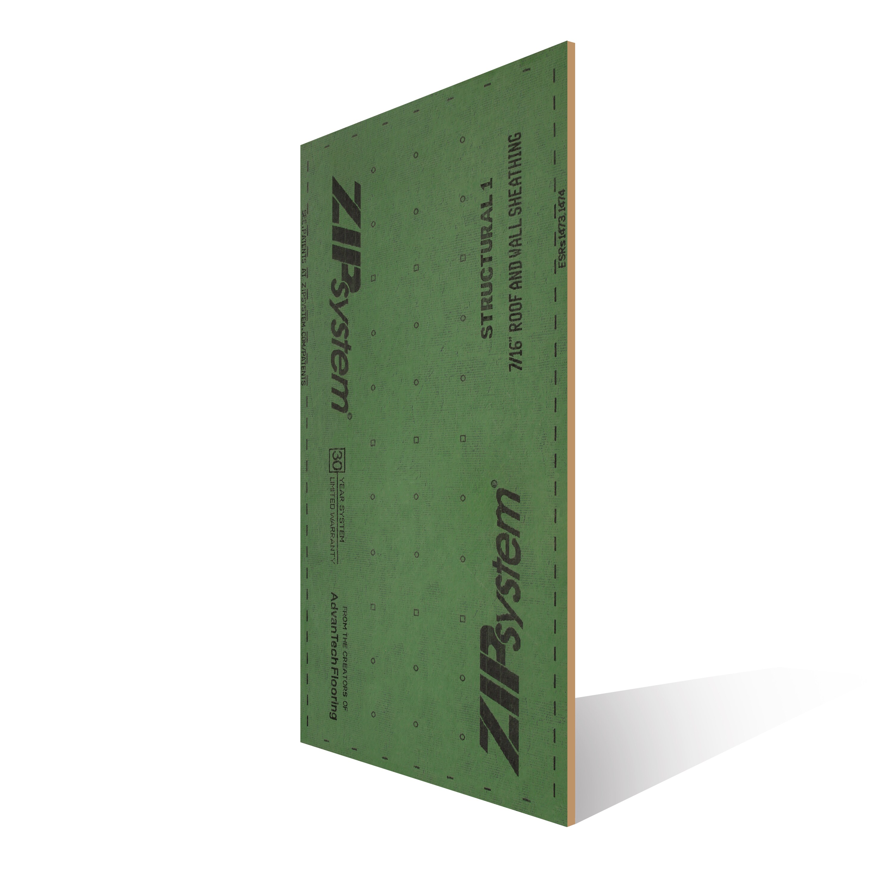 ZIP System 7/16-in x 4-ft x 8-ft Spruce Pine Fir OSB (Oriented Strand Board)