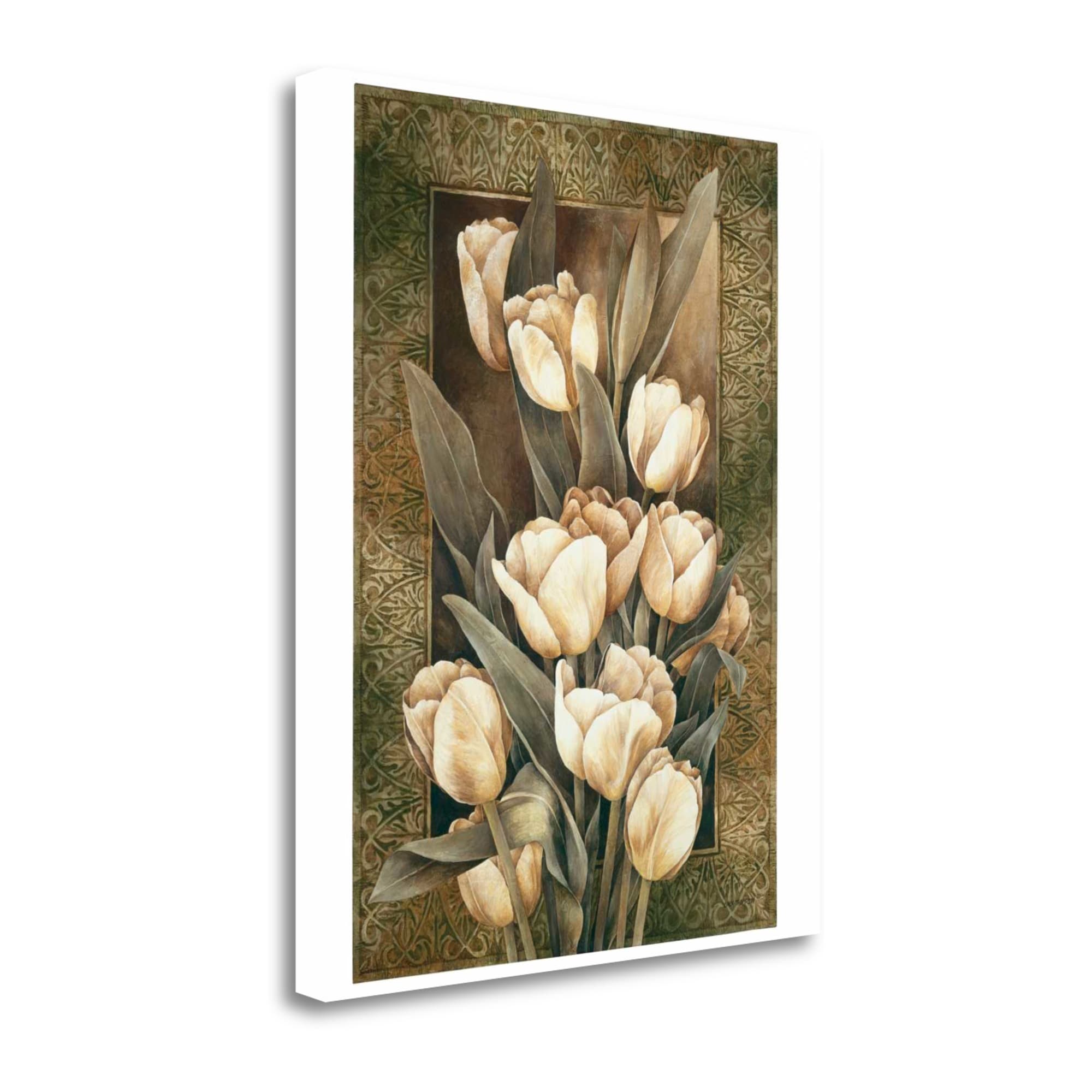 Tangletown Fine Art Golden Tulips Linda Thompson 24-in H x 19-in W ...