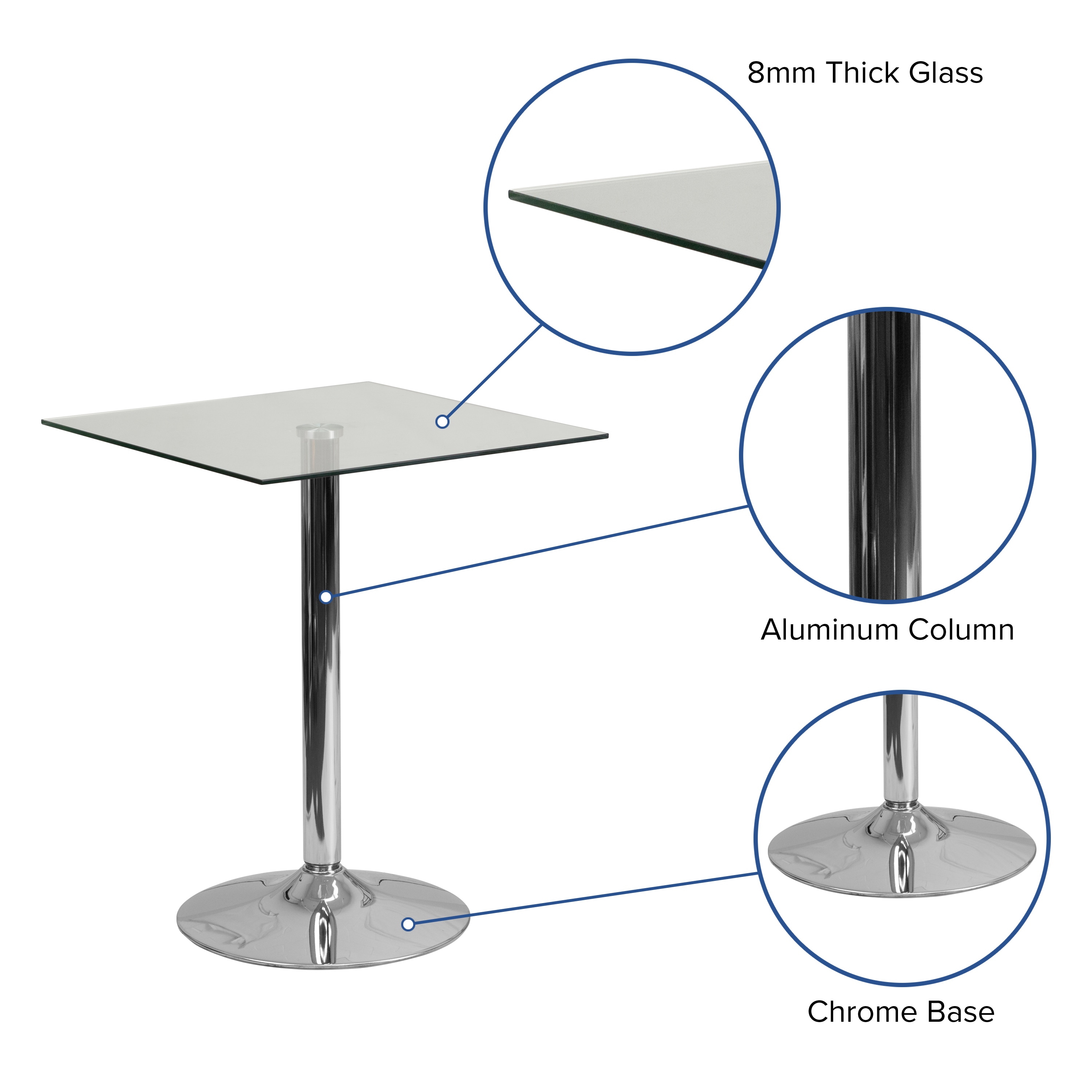 Flash Furniture 889142011378 Dining-Tables - View #5