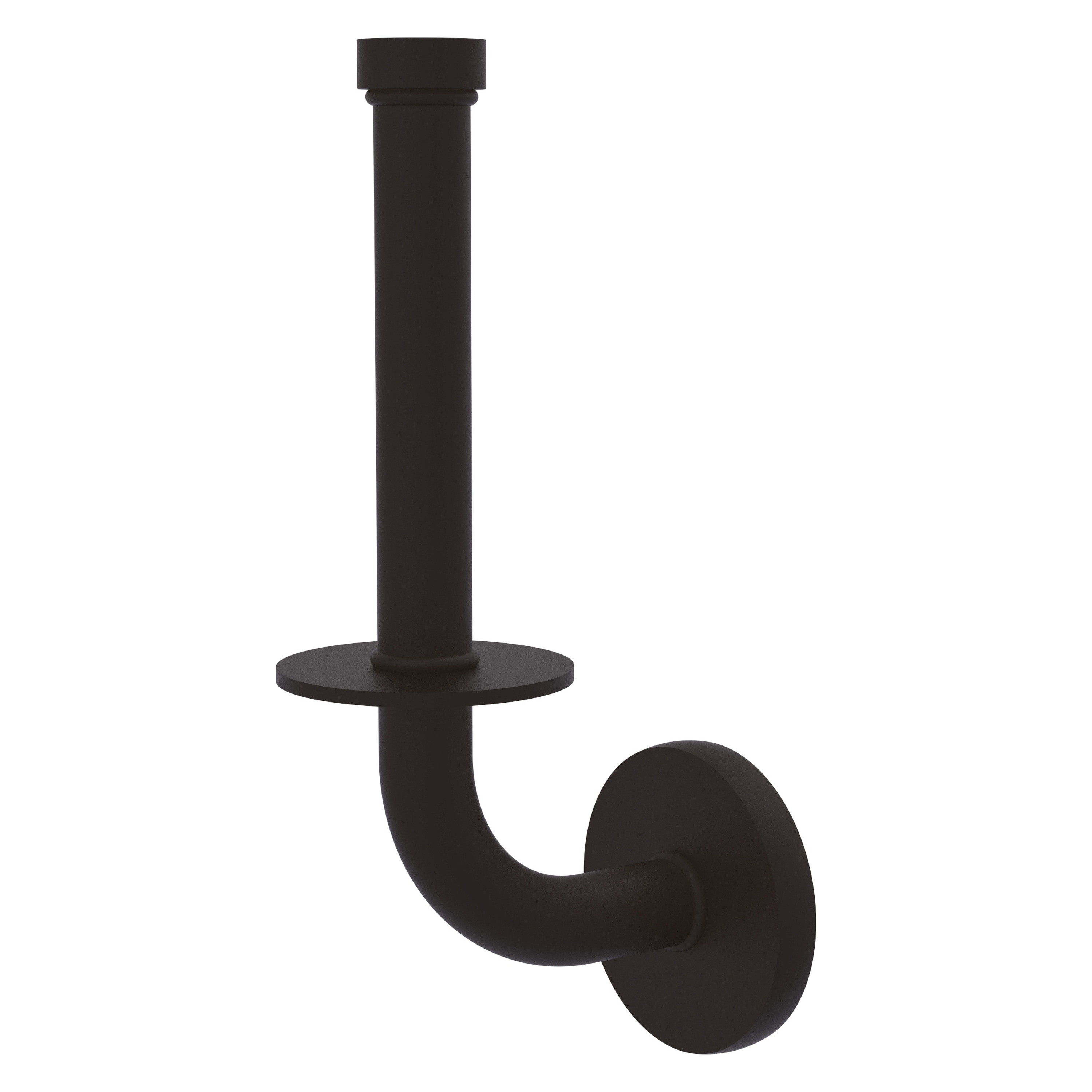 Allied Brass RM-24U-ORB Remi Oil-rubbed Bronze Wall mount Single post Toilet Paper Holder 1 -Rolls with Storage
