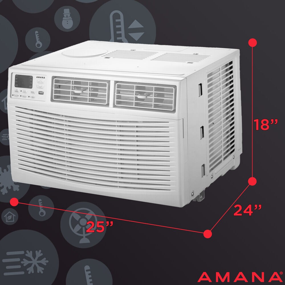 Amana 1000-sq ft Window Air Conditioner with Remote (230-Volt