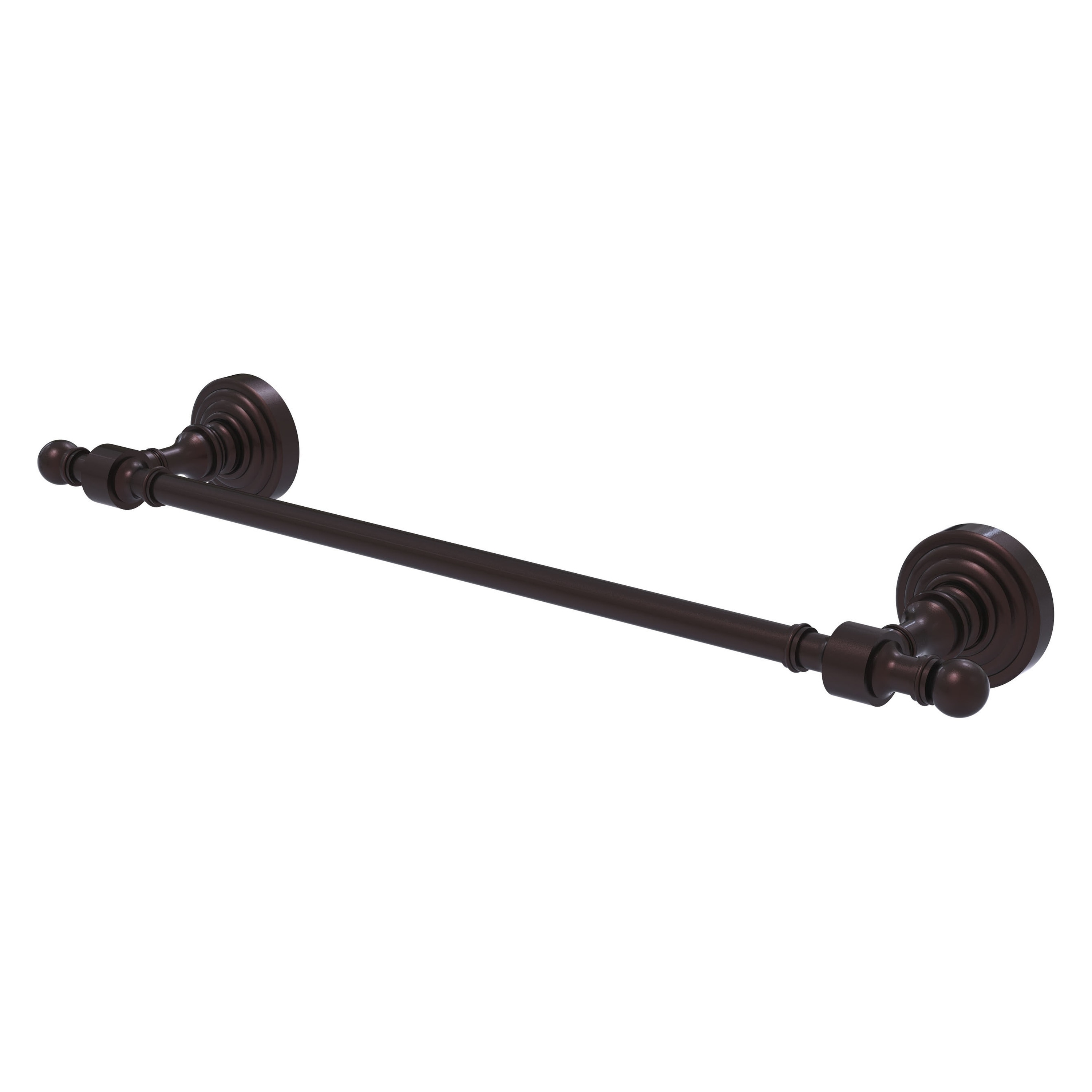Allied Brass RW-31/36-ABZ Retro Wave 36-in Antique Bronze Wall mount Single Towel Bar