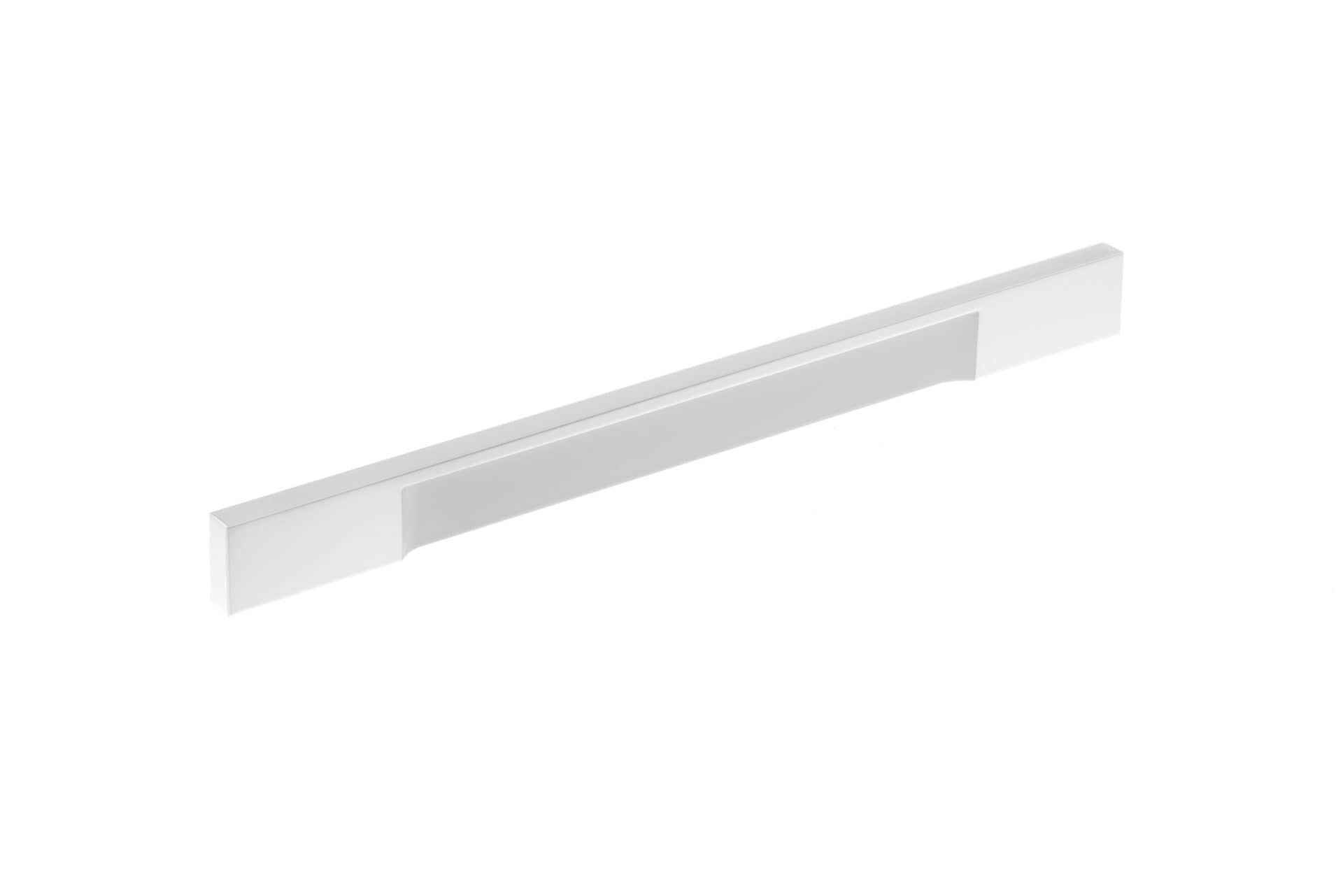 Richelieu BP1310122430 Viareggio 8-13/16-in , 224mm Center to Center White Rectangular Bar Drawer Pulls
