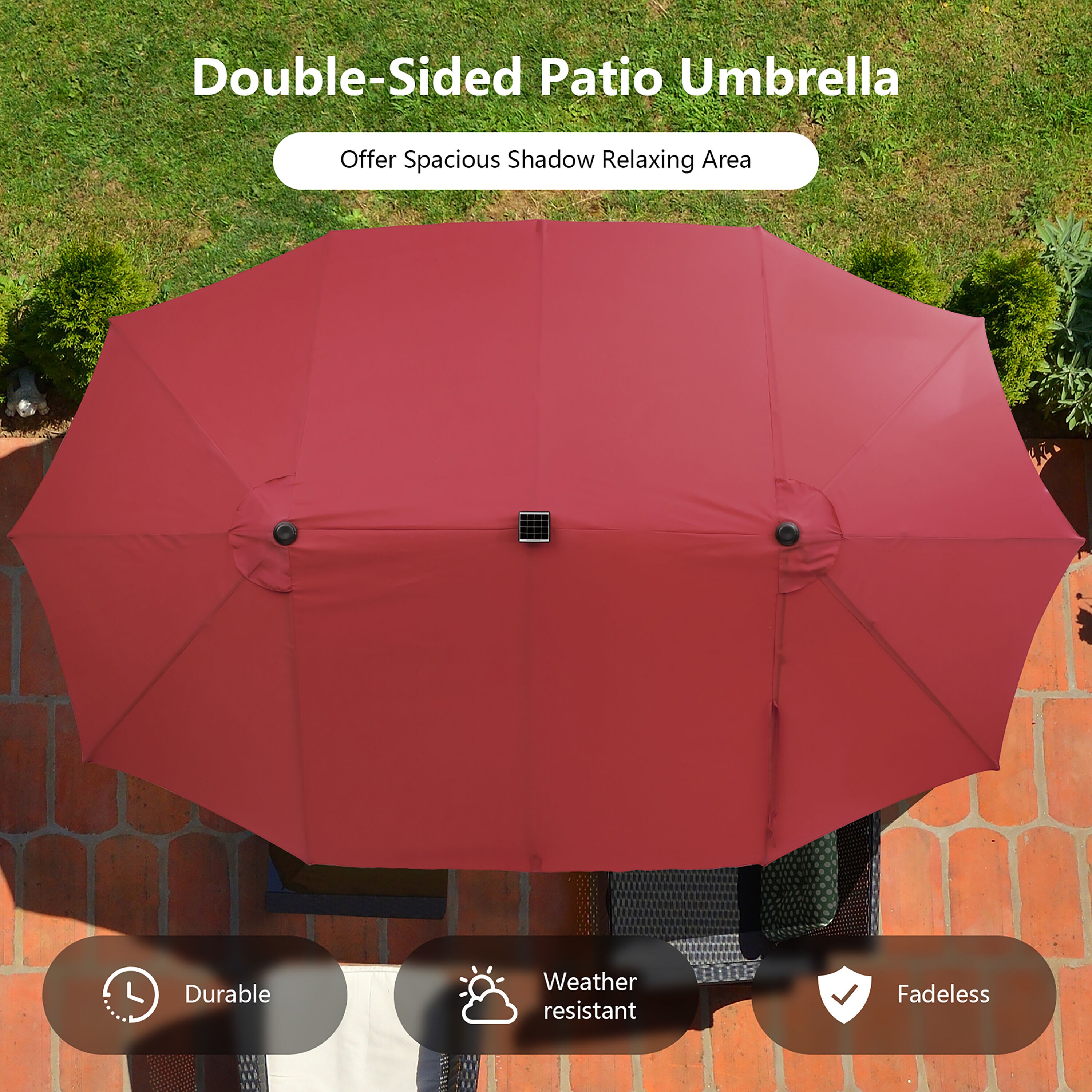 Costway NP10246WN Umbrellas-2 - View #6