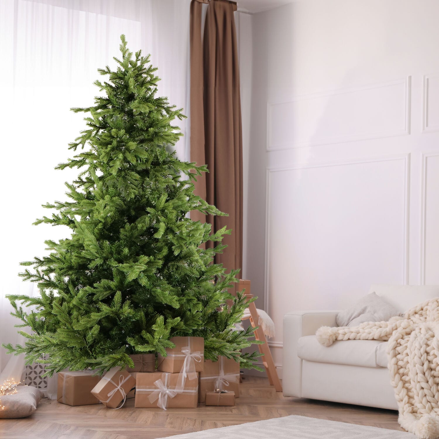 Fraser Hill Farm 9-Ft Green Foxtail Pine Christmas Tree
