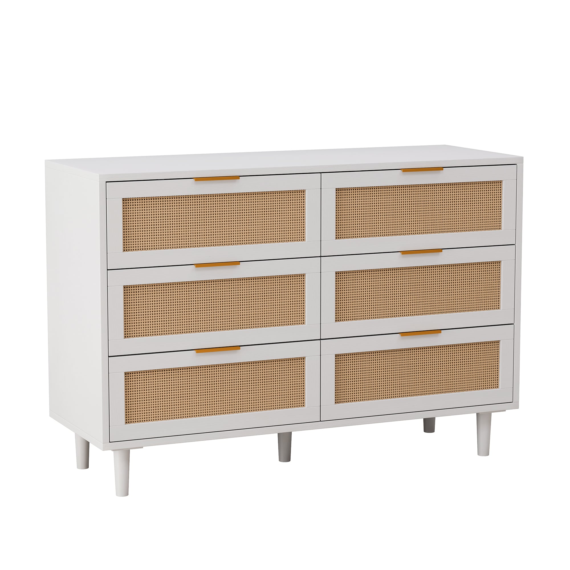 SINOFURN SYB930027WT Contemporary/Modern MDF White Sideboard