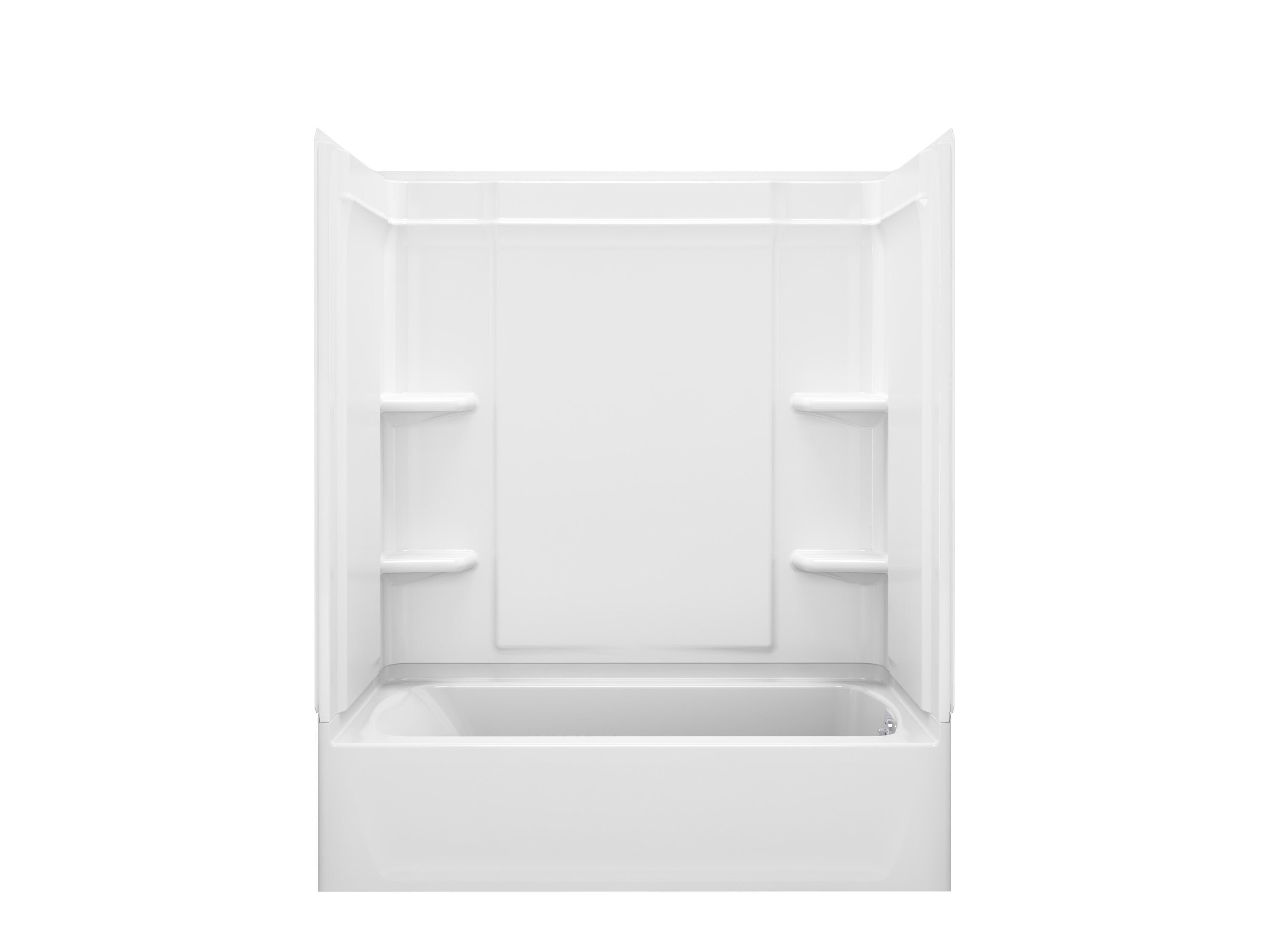 Delta EverEdge 60x32 Alcove Bathtub and Wall Panel Surround Kit - Left Drain