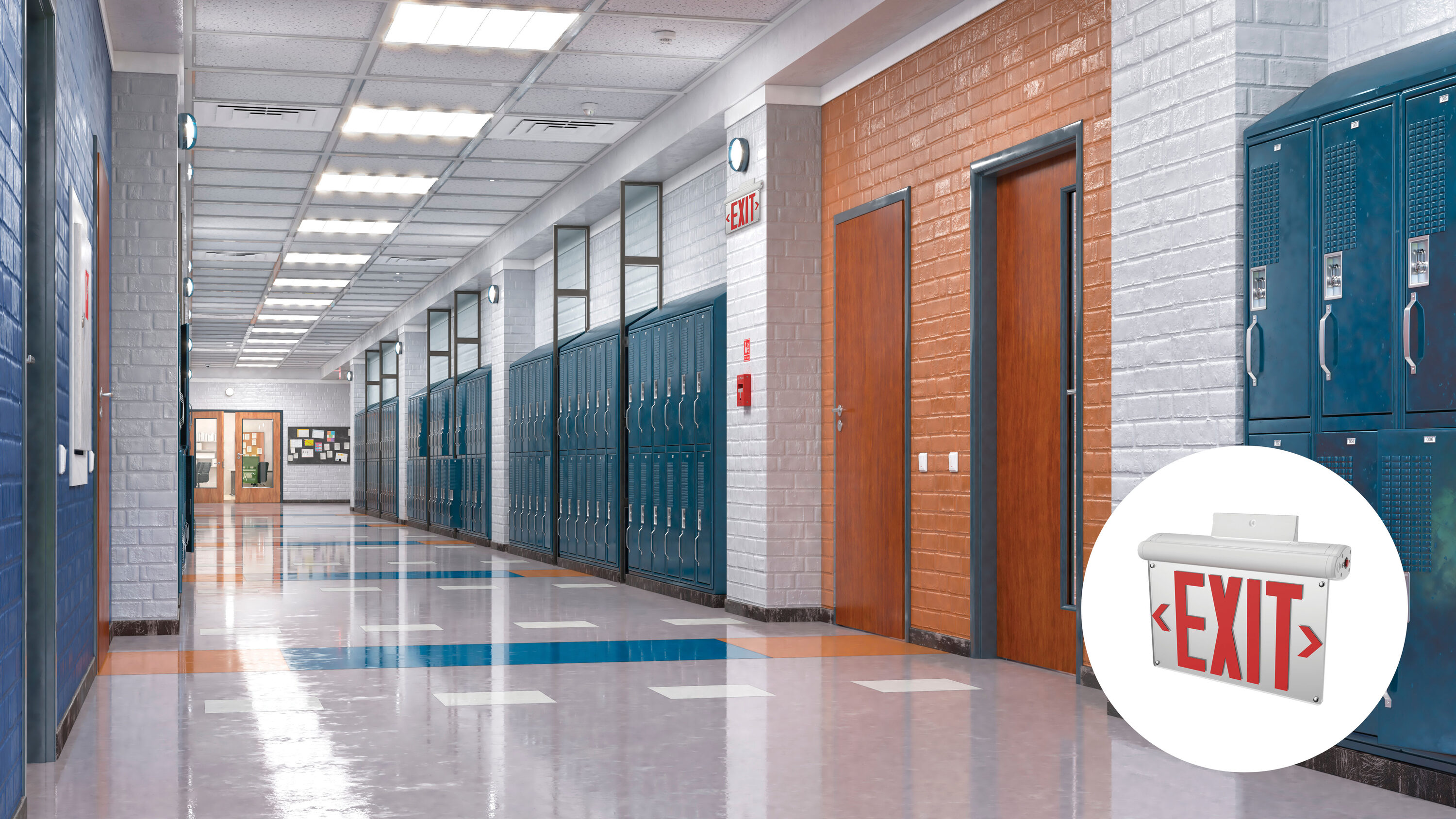 Lithonia Lighting BEWRSMM6 Emergency-Exit-Lighting - View #12