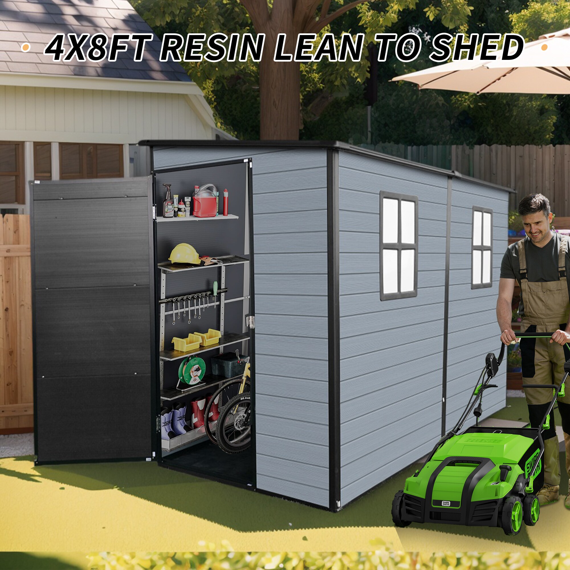 Mondawe MO-QFW-00008 Vinyl-Resin-Storage-Buildings - View #2