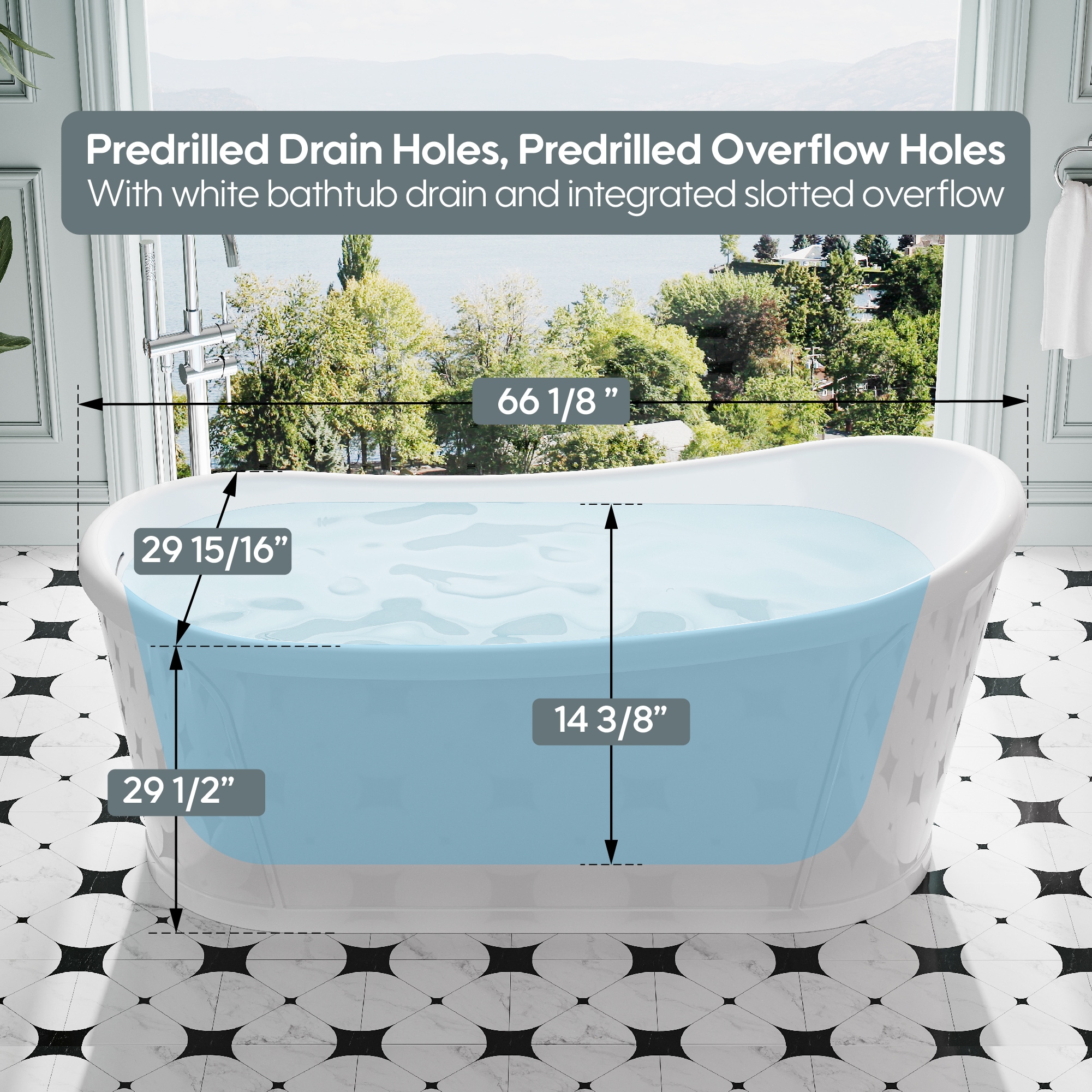 Forclover HBV-Y664 bathtubs - View #10