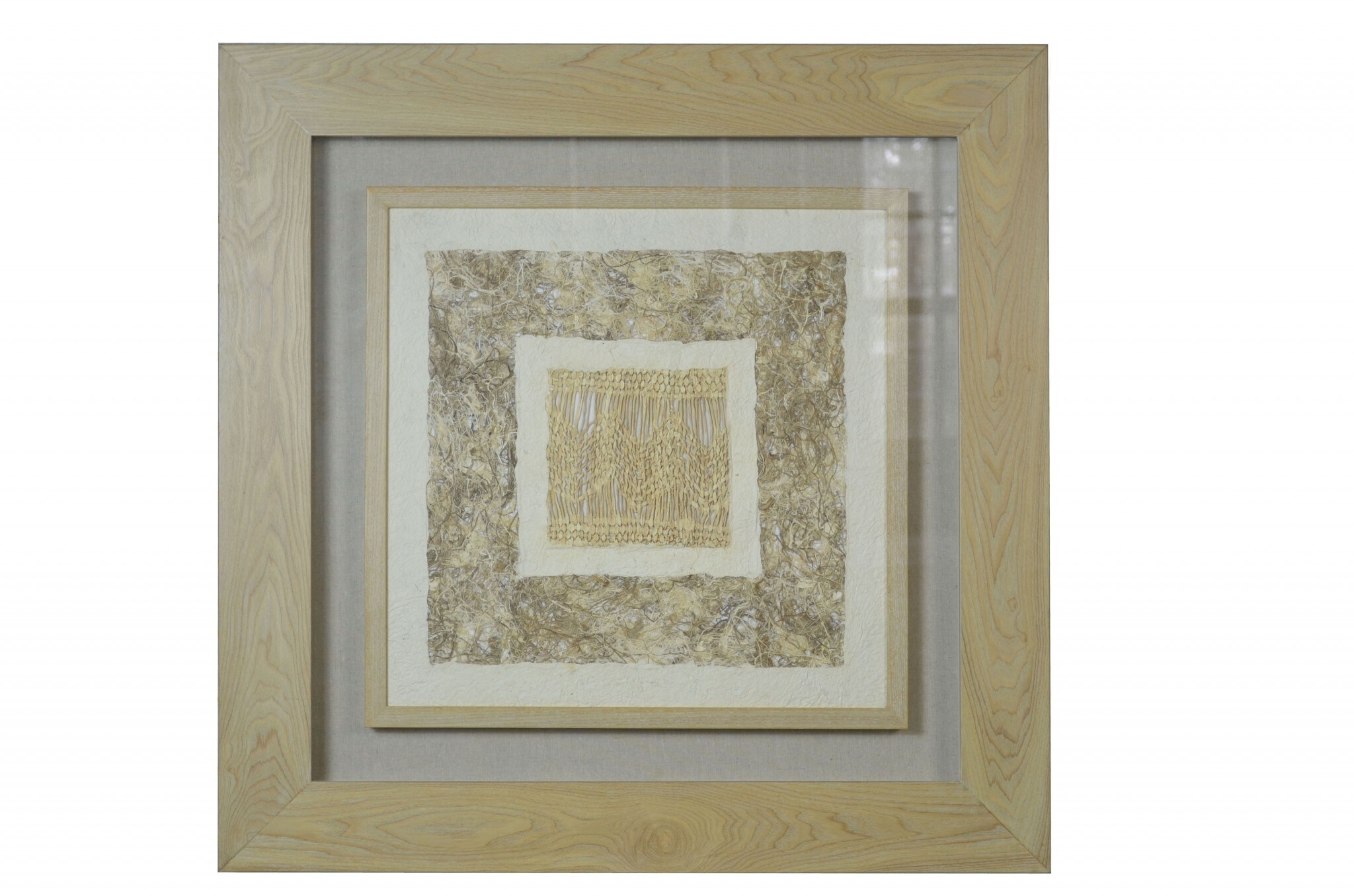 HomeRoots 342822 Brown Wood Framed 35-Inches H x 27-Inches W Asian Wood Shadow box