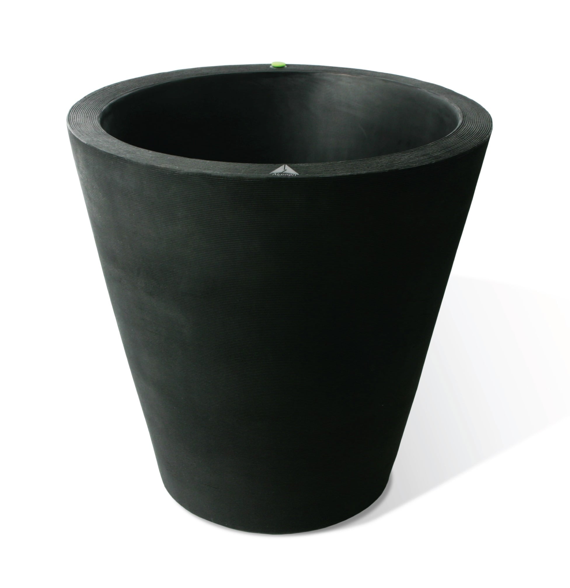 Algreen Products 89204 20.5-in W x 26-in H x 20.5-in D Black Plastic Indoor/Outdoor with Self Watering Planter