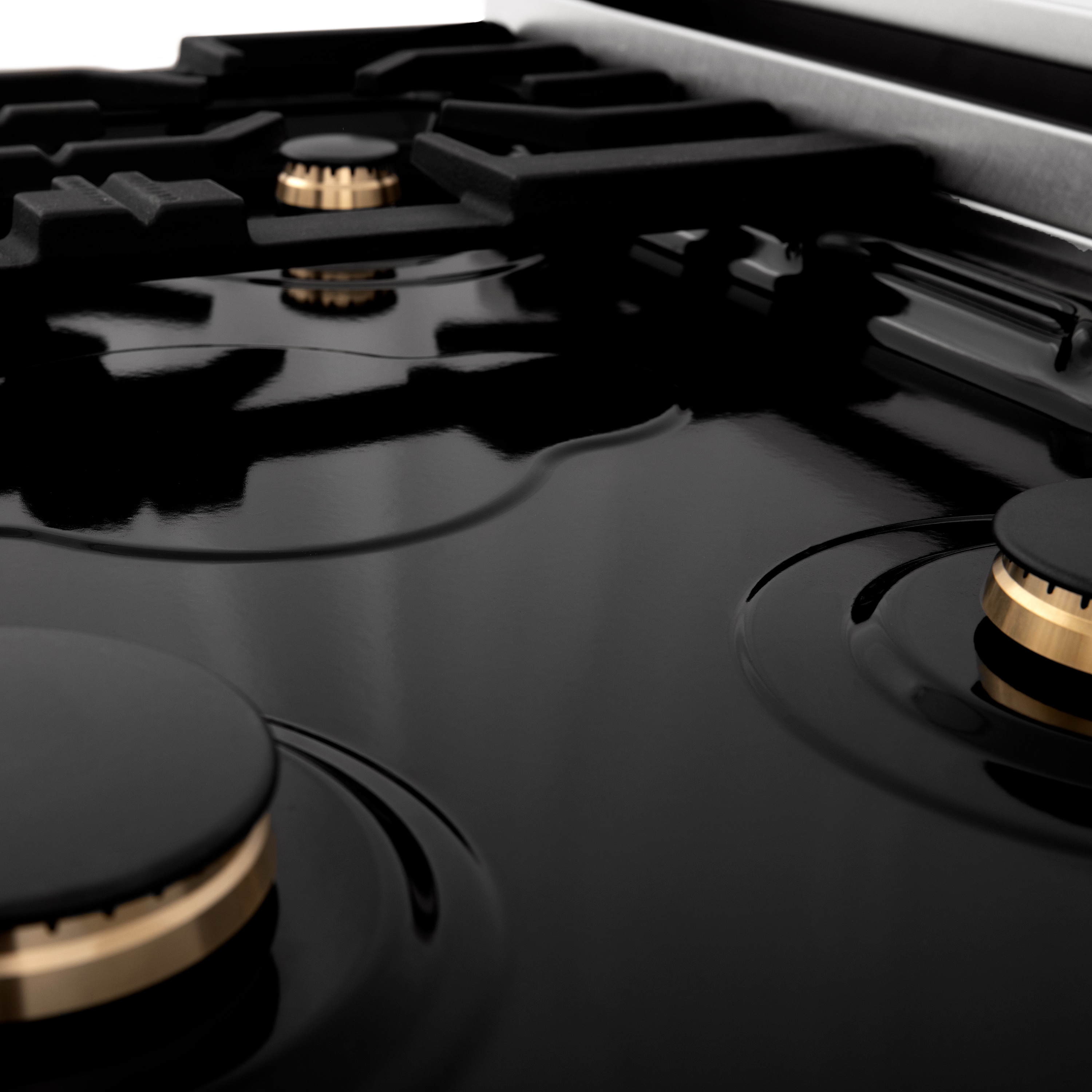 ZLINE 30" Stainless Steel 4-Burner Gas Rangetop with Brass Burners