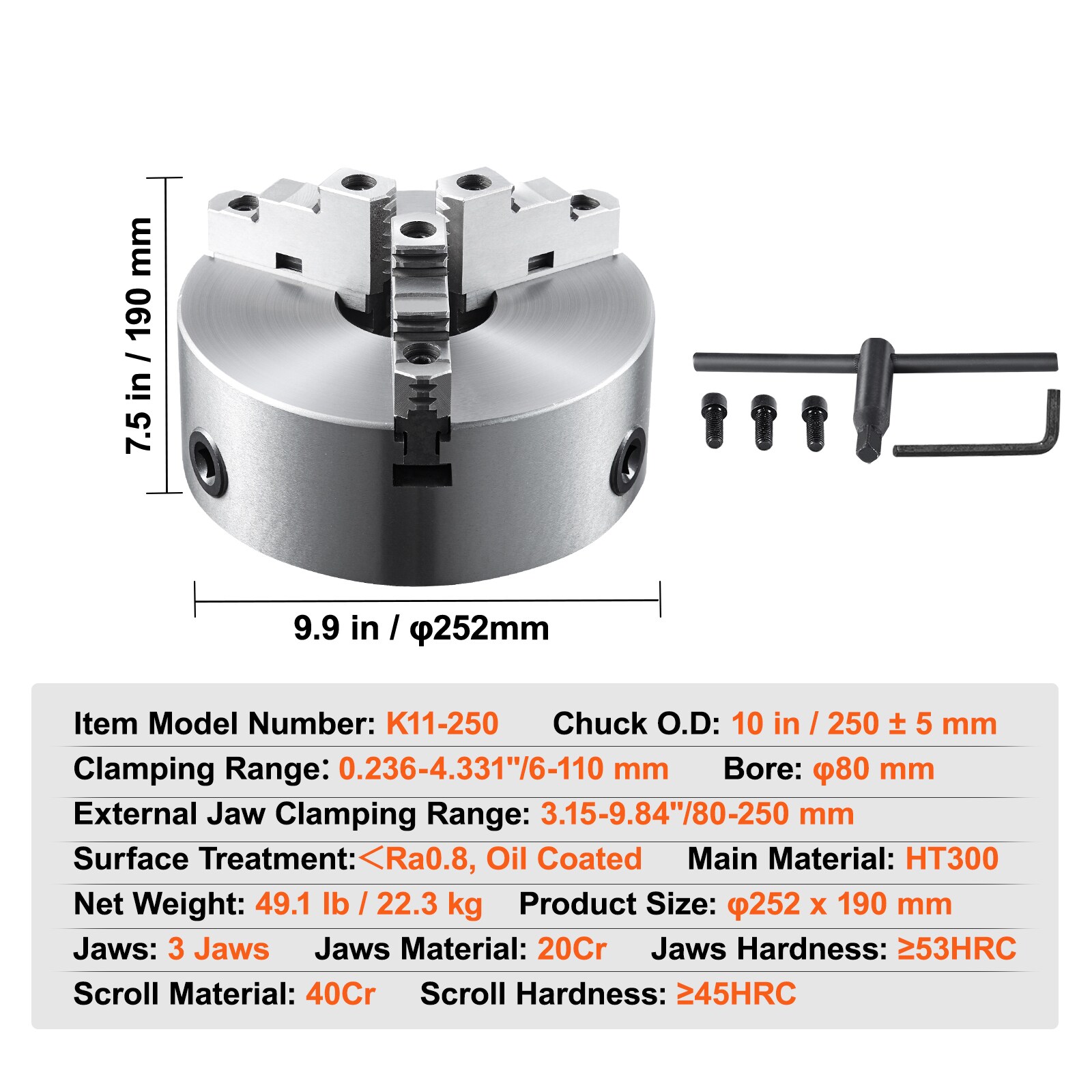 VEVOR SCSZKP10YC3G02041V0 Benchtop-Stationary-Access - View #7
