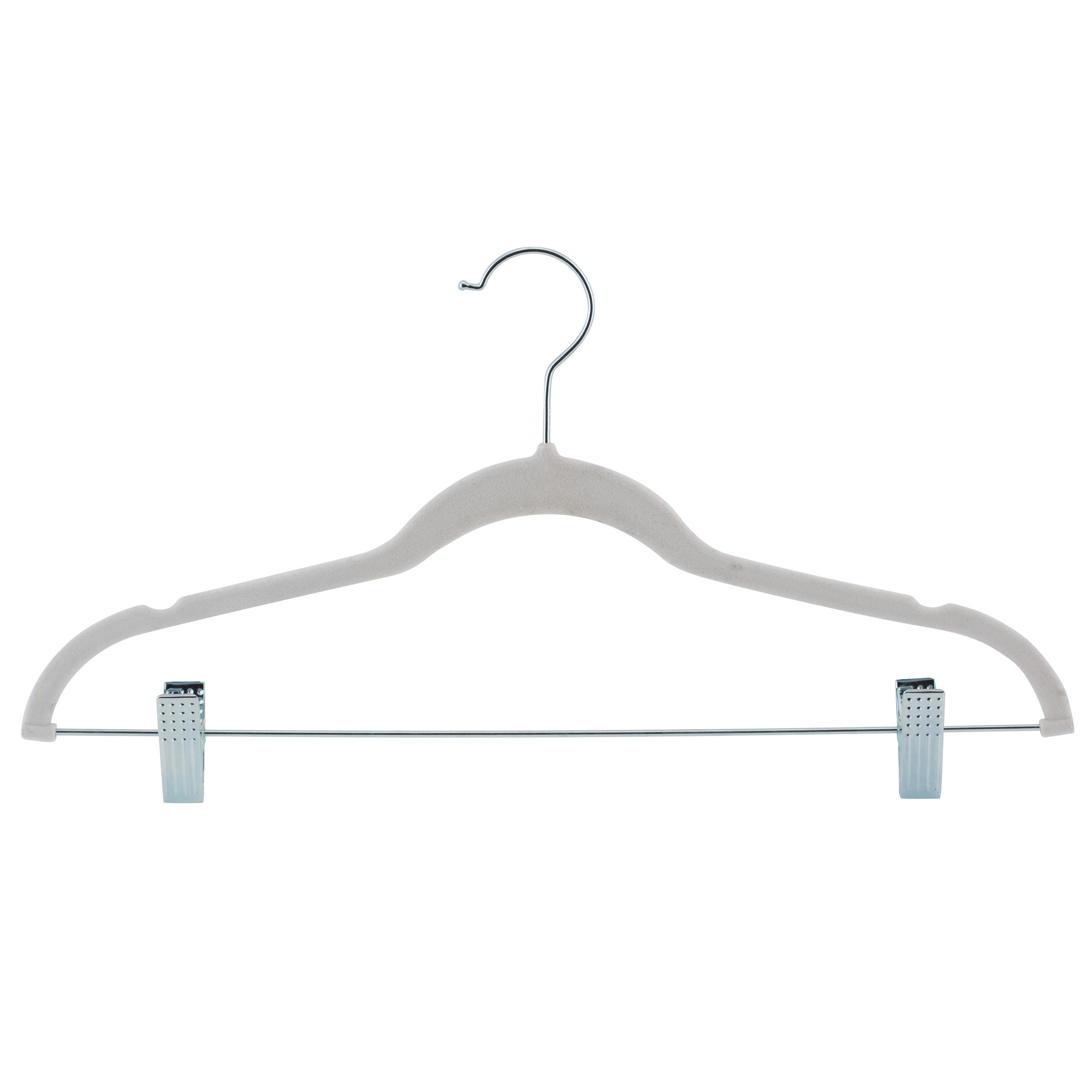 Laura Ashley Hangers Plastic Non-slip Grip Clothing Hanger (White) in the  Hangers department at