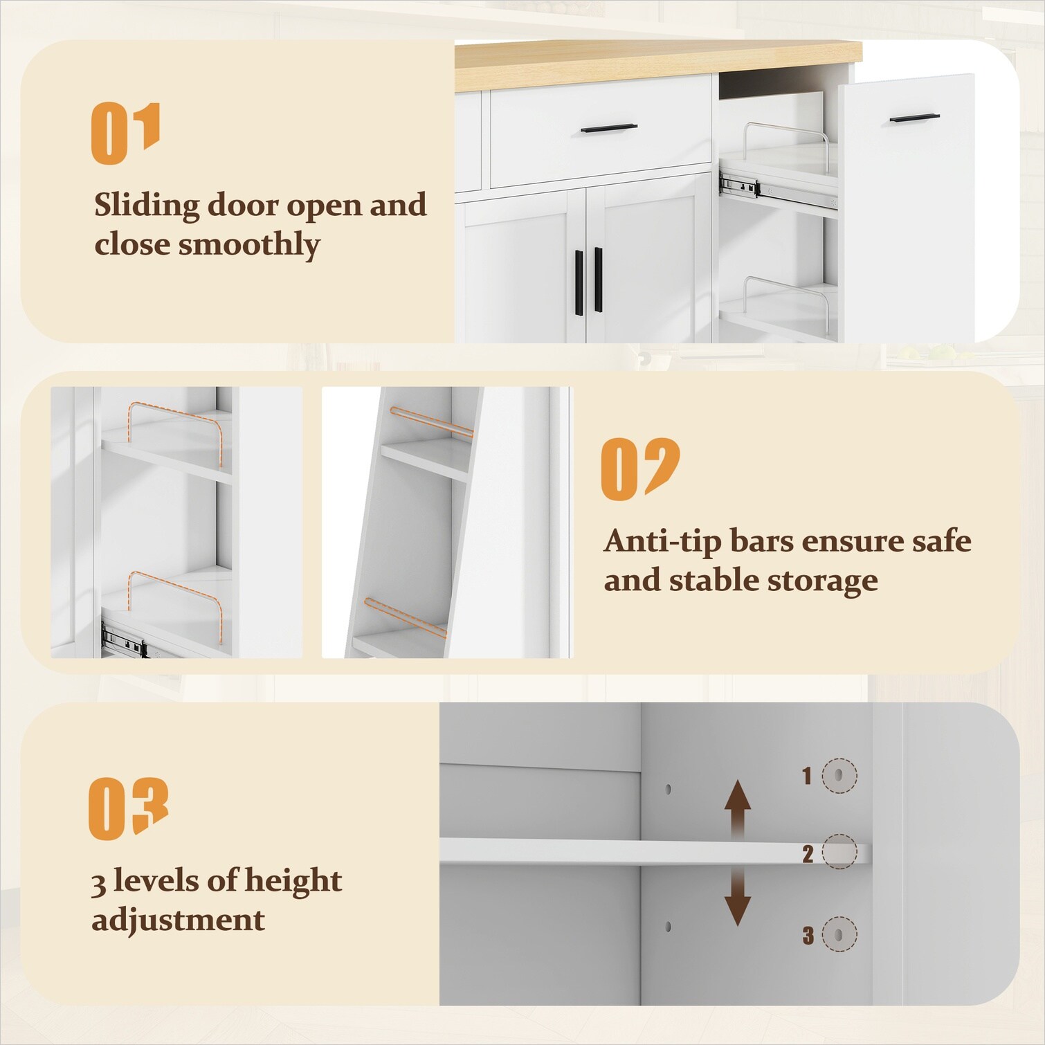 Watnature WMTAX78H41CM Dining-Kitchen-Storarge - View #7