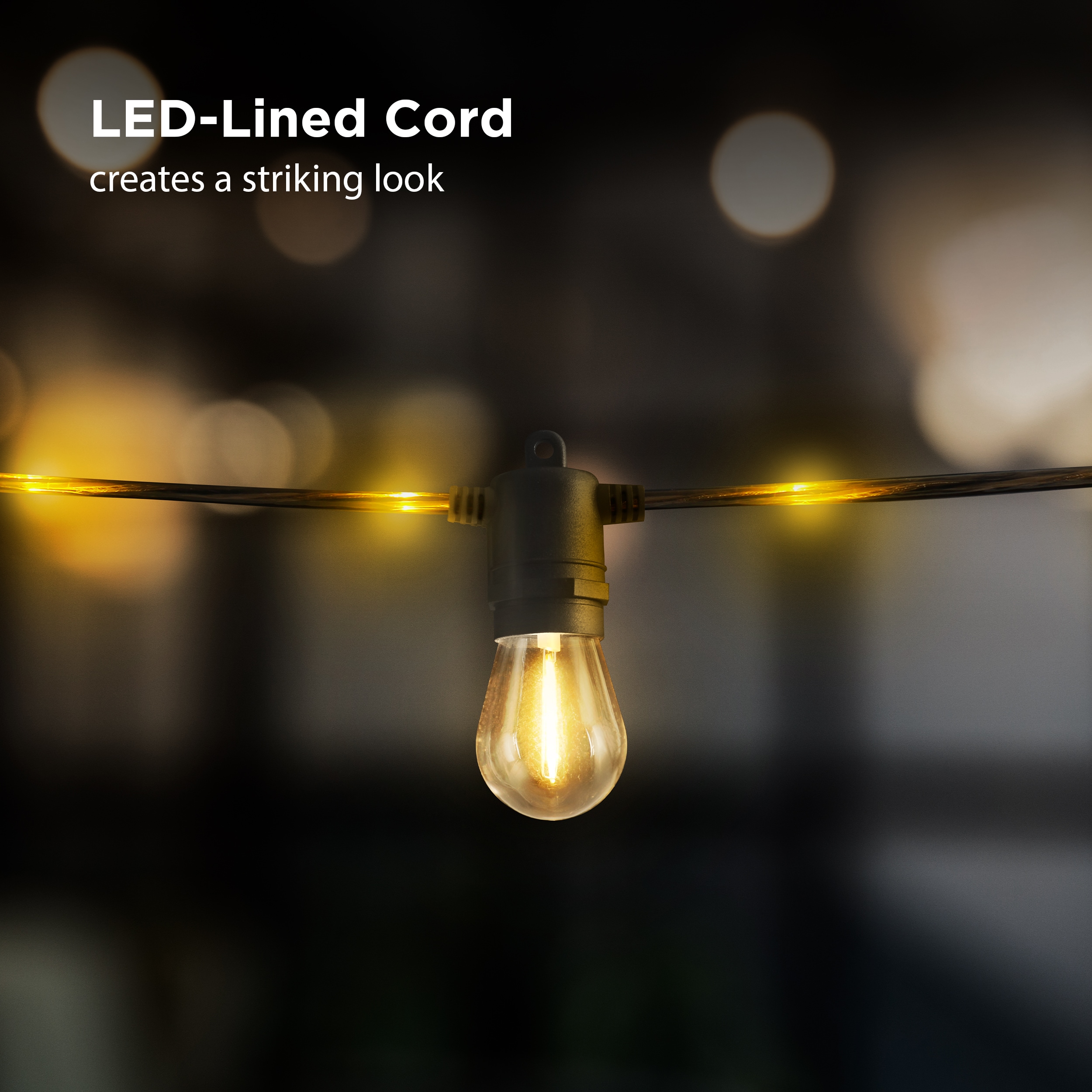 Harbor Breeze LSL24-12/MLED/FIL Patio-String-Lights - View #5