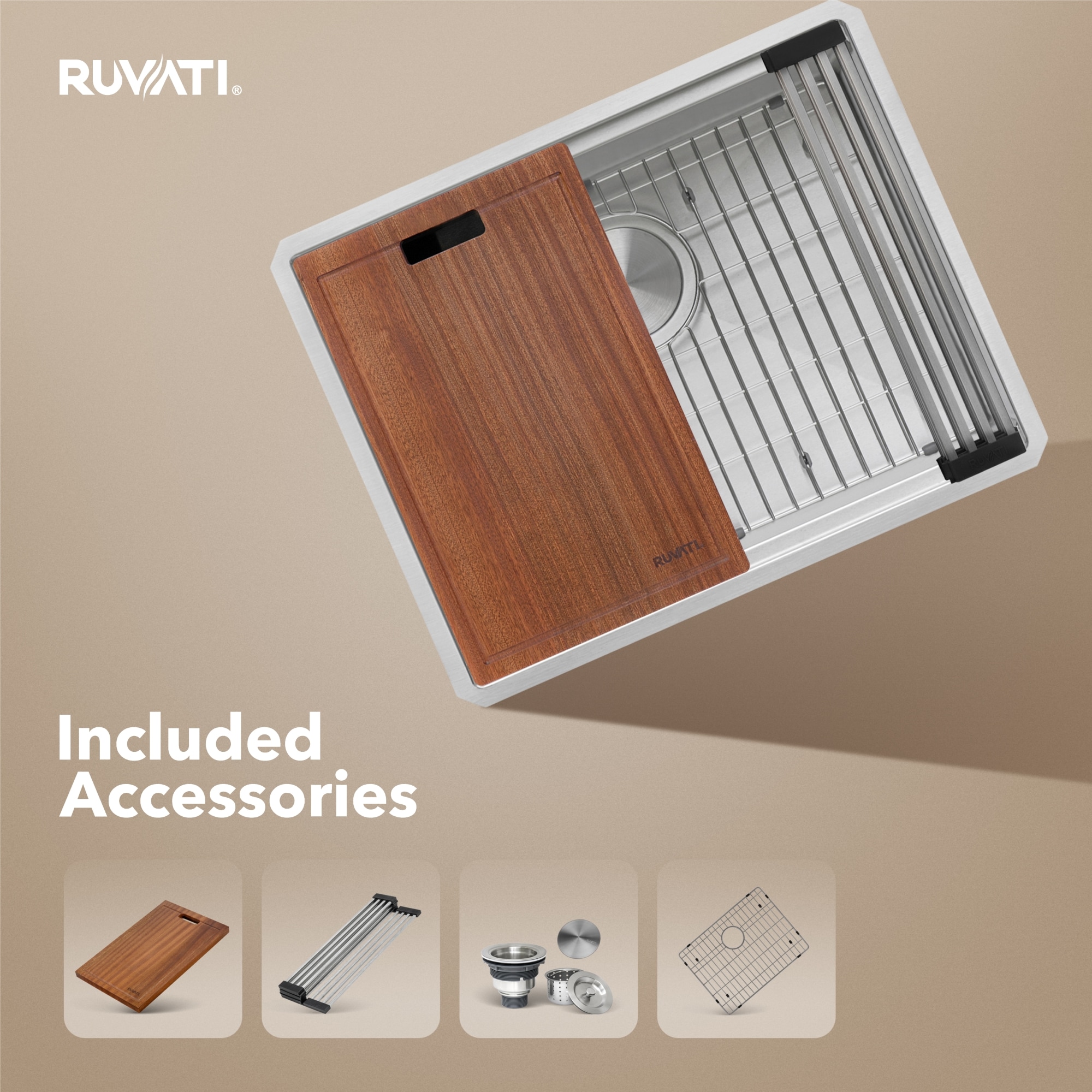 Ruvati RVH8324 Kitchen-Sinks - View #4