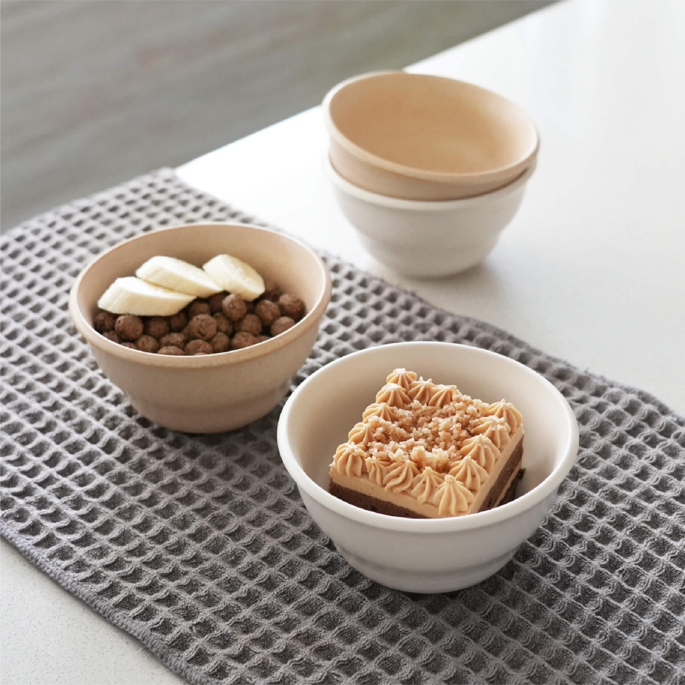 Aoibox Set of 4 Ceramic Dessert Bowls 8 oz Small Matte Glaze Bowls in ...