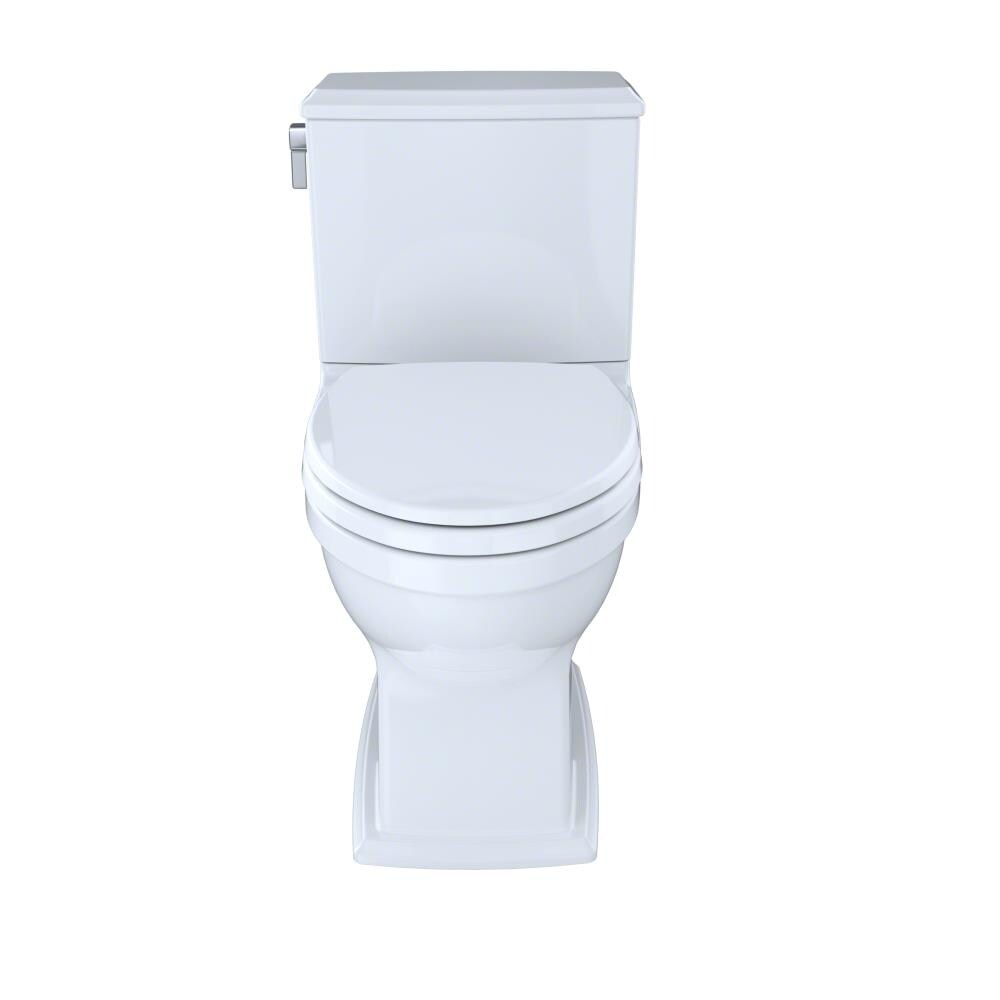 TOTO Connelly Cotton White Dual Flush Elongated Chair Height 2