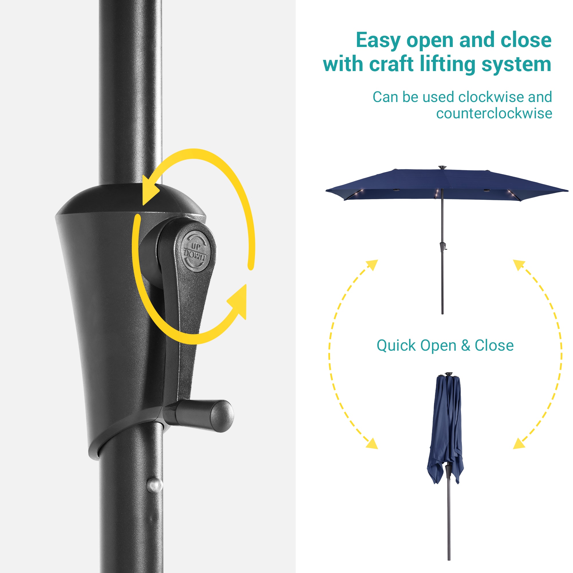 Sonkuki SD-TJLED10WH Umbrellas-2 - View #5