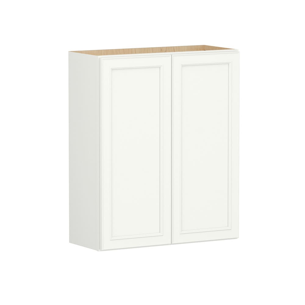 Shenandoah Irvington 30-in W x 36-in H x 12-in D Linen Painted Wall Fully Assembled Cabinet Recessed Panel Miter