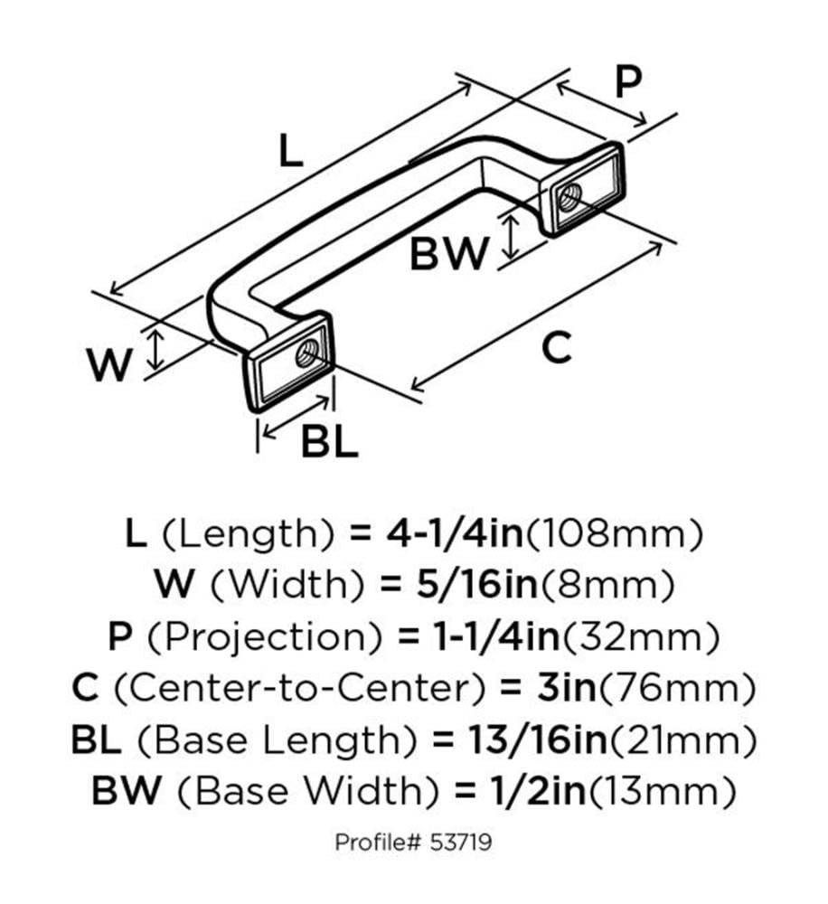 Amerock BP53719GPH Cabinet-Pulls - View #7