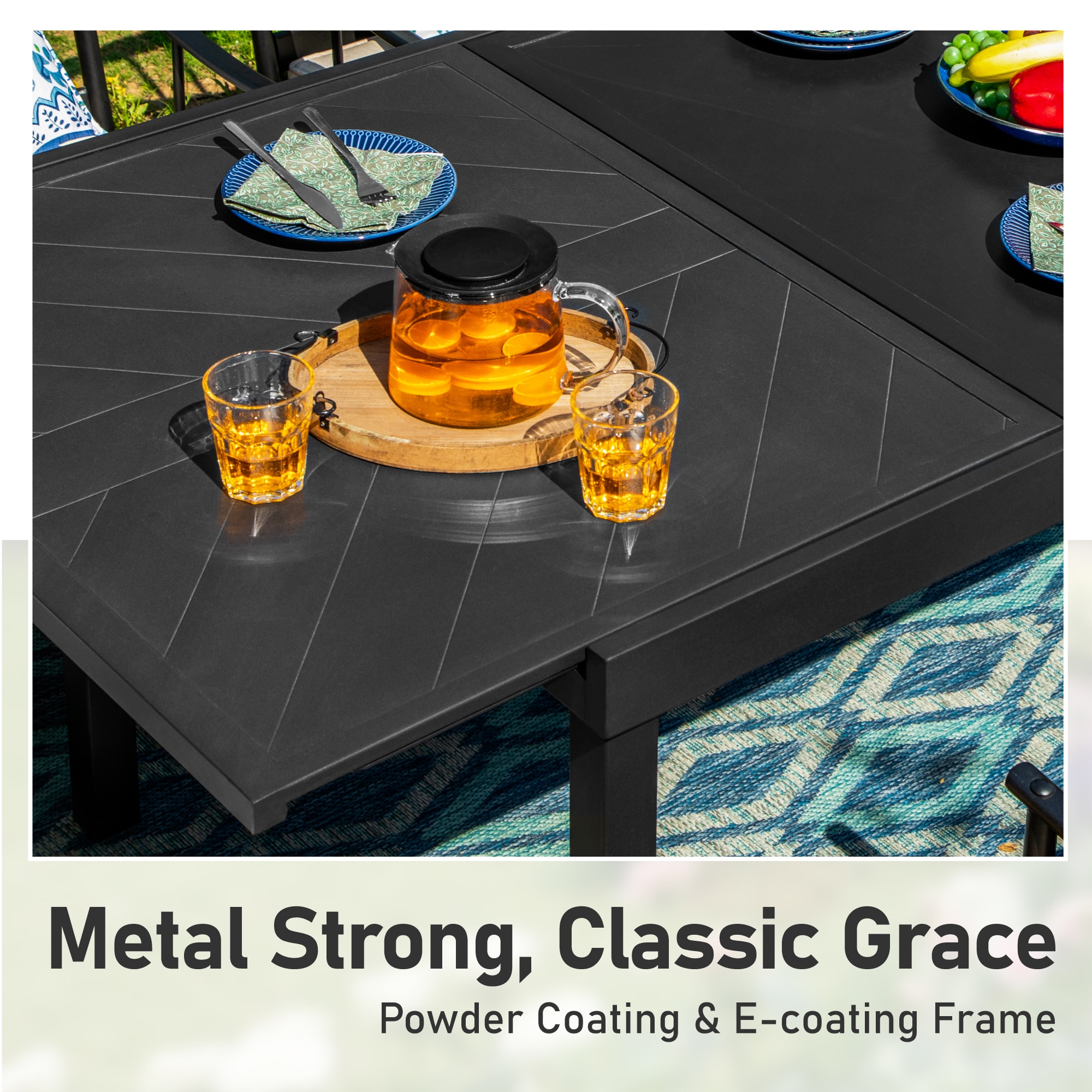 Sunshine Valley TC7-115-4 Patio-Dining-Sets - View #10