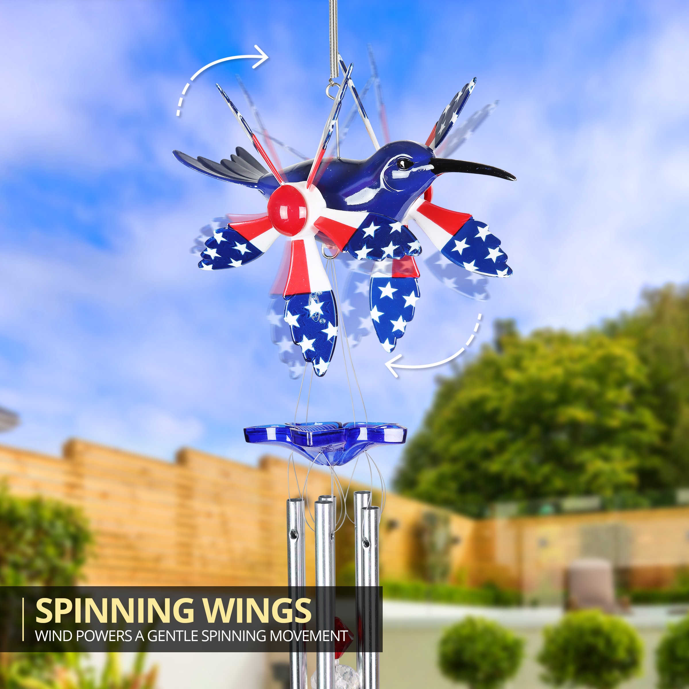 Wholesale Hummingbird Listen to the Wind Memorial Wind Chime for
