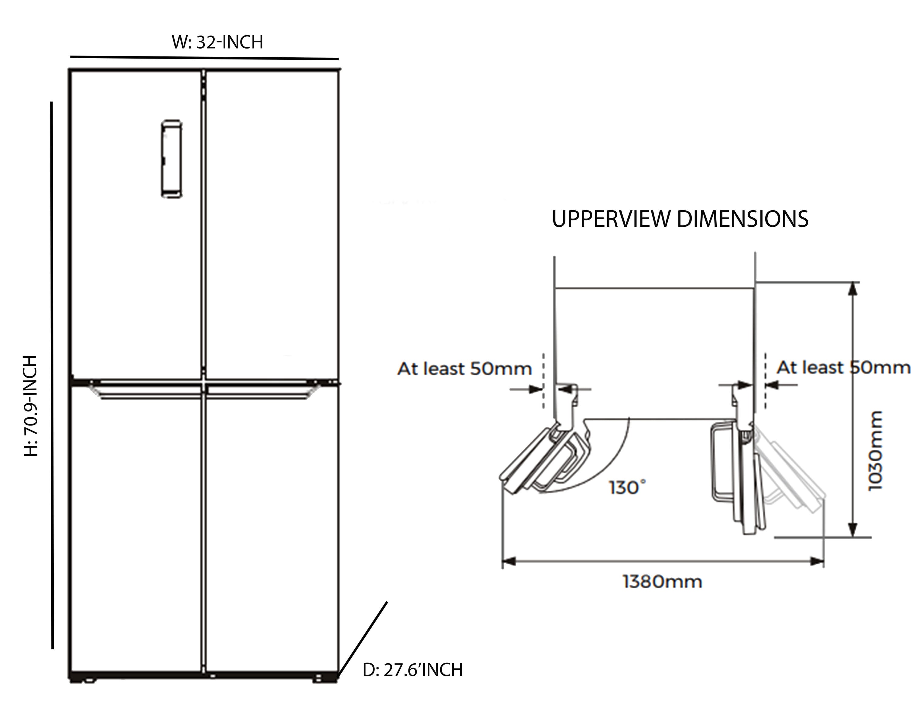 Impecca W-RM4152STG1-697 French-Door-Refrigerators - View #12