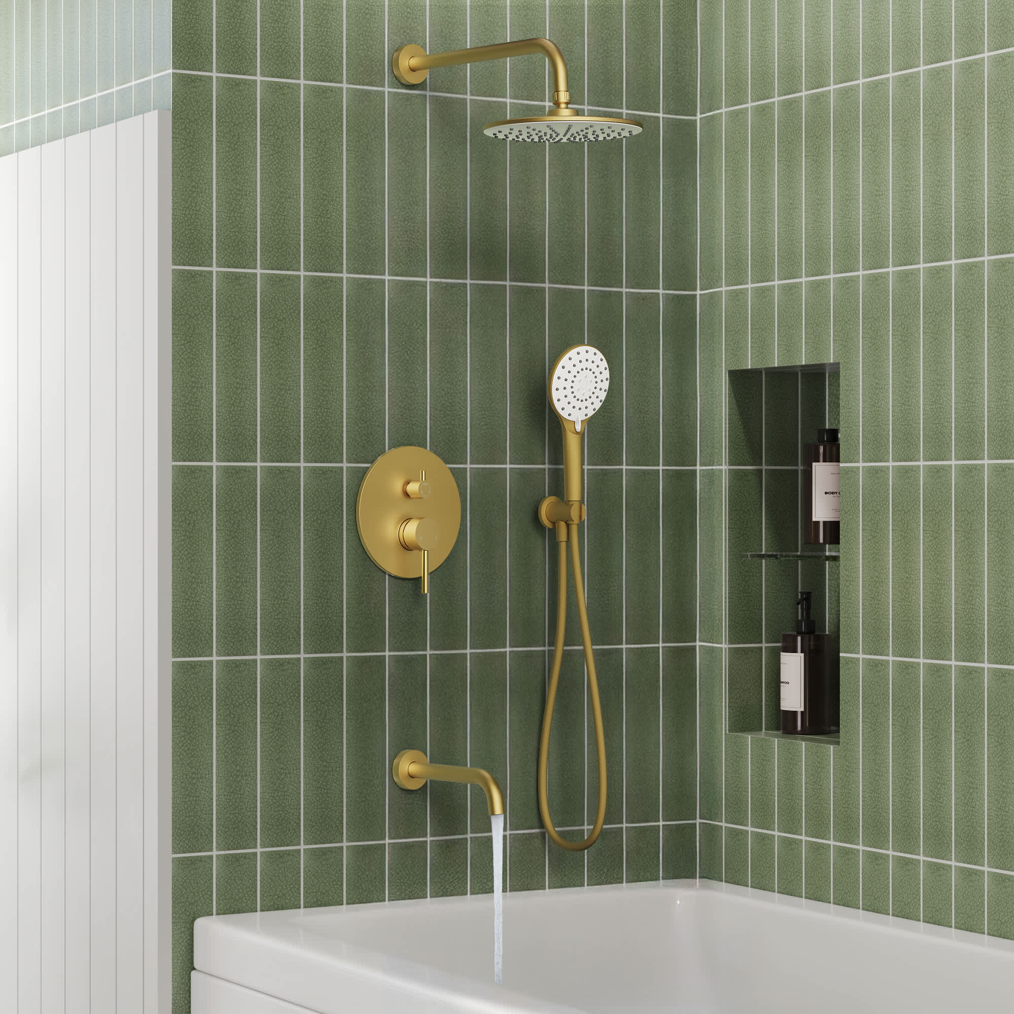 EVERSTEIN SFS-1076-GD9 Showerhead-Bar-Panels - View #15