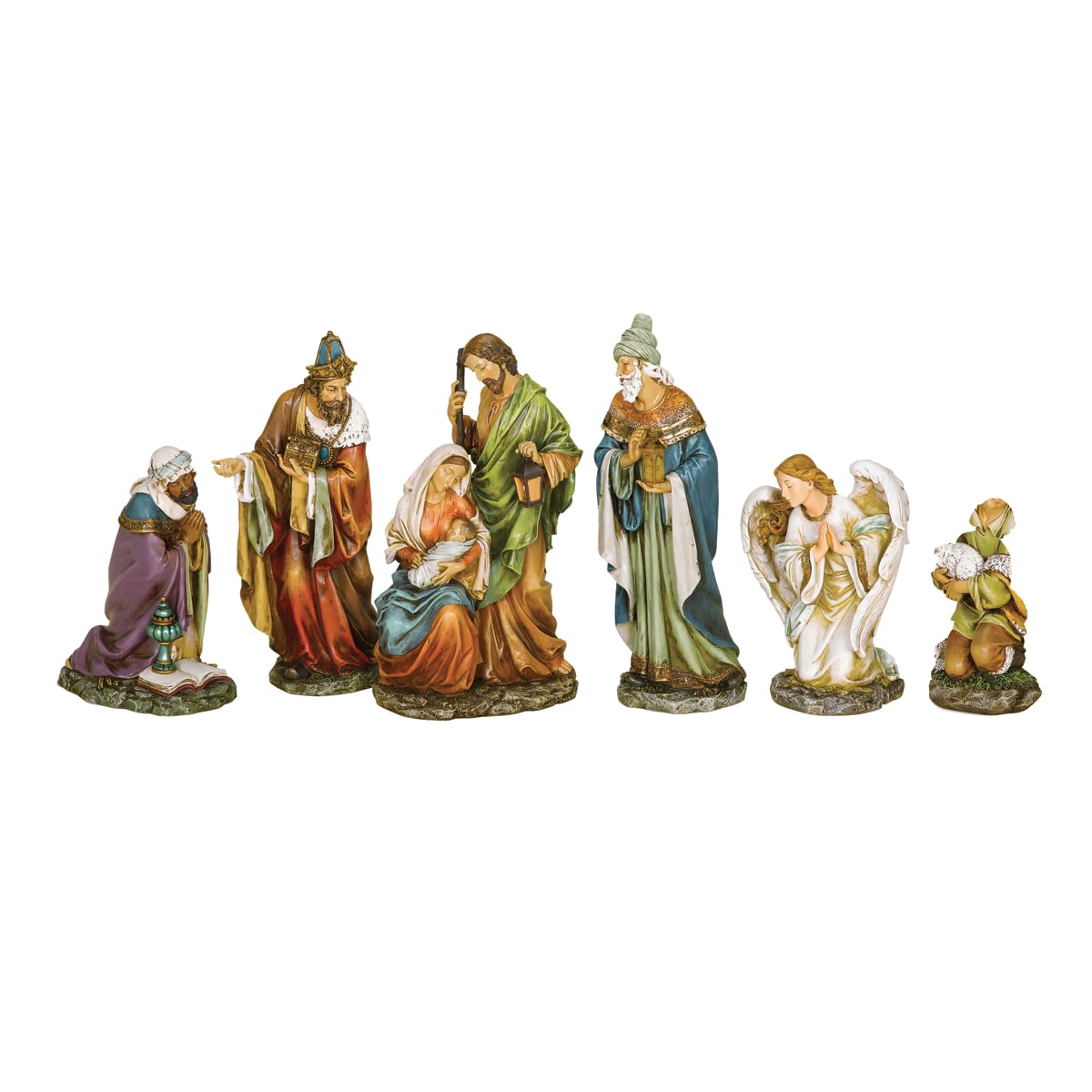 Roman 16-in Figurine Nativity (6-Pack) Christmas Decor at Lowes.com