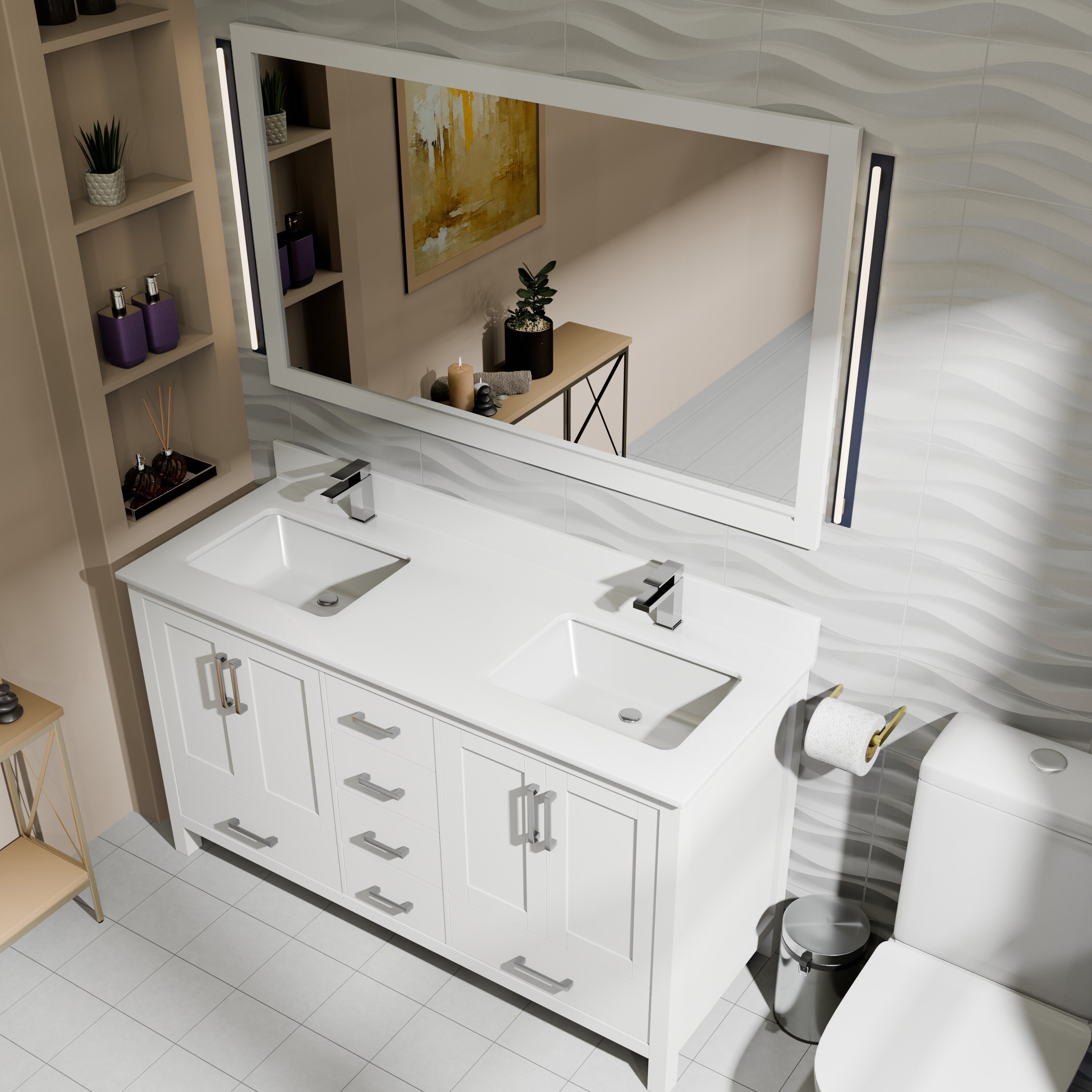 Lexora LVJ60DA300 Bath-Vanity-Combo - View #7