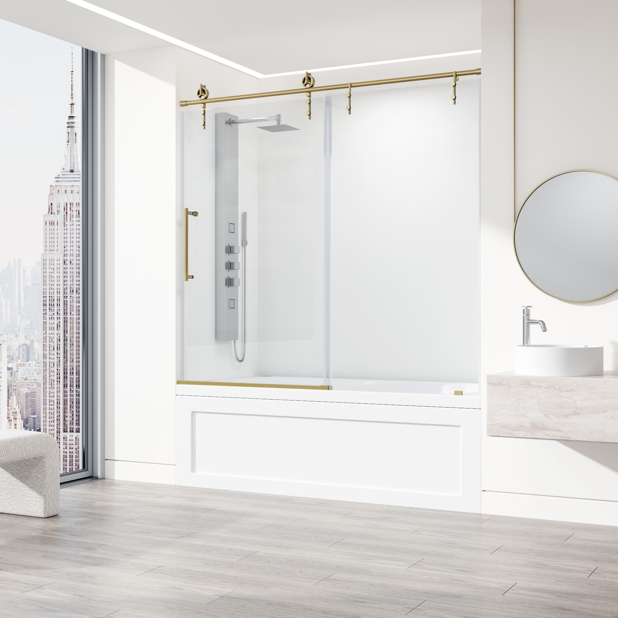 VIGO VG6049MGCL6068 Bathtub-Doors - View #4