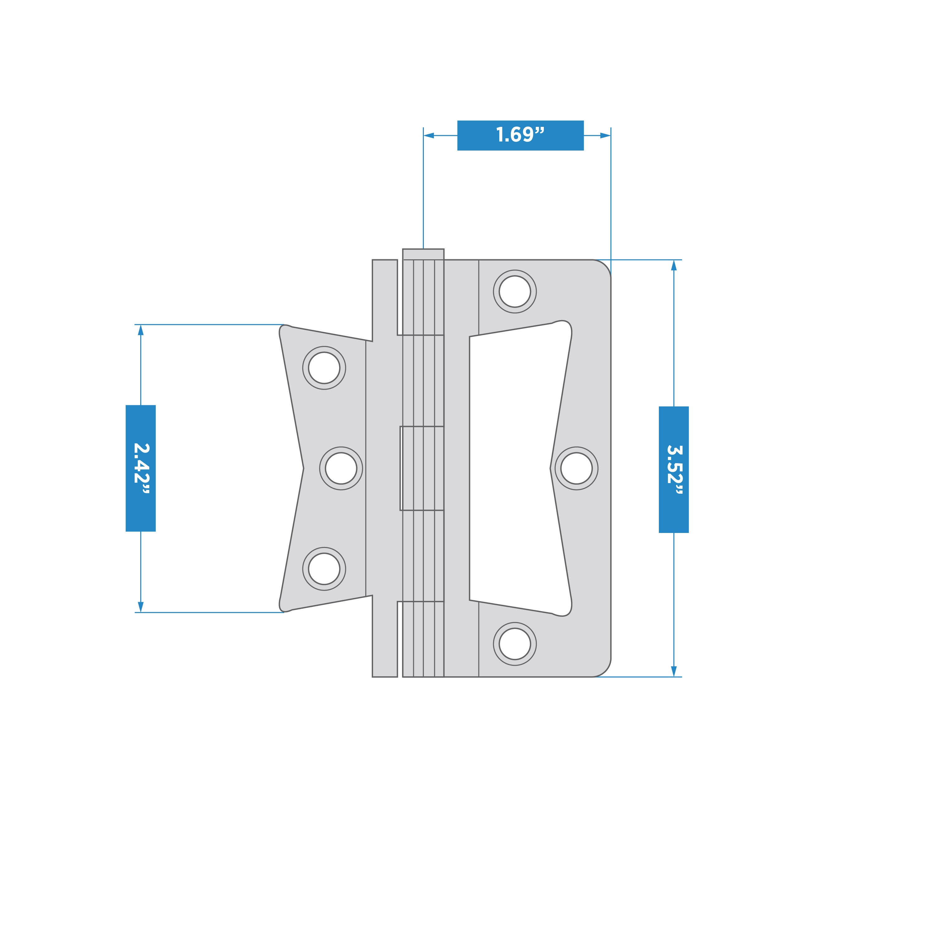 RELIABILT S838-599 Bifold-Closet-Door-Hinges - View #5