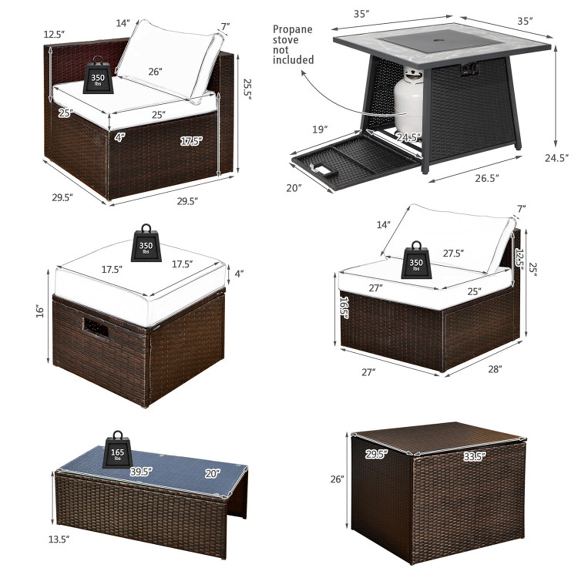 Mondawe MD-ST276-BU Patio-Conversation-Sets - View #9