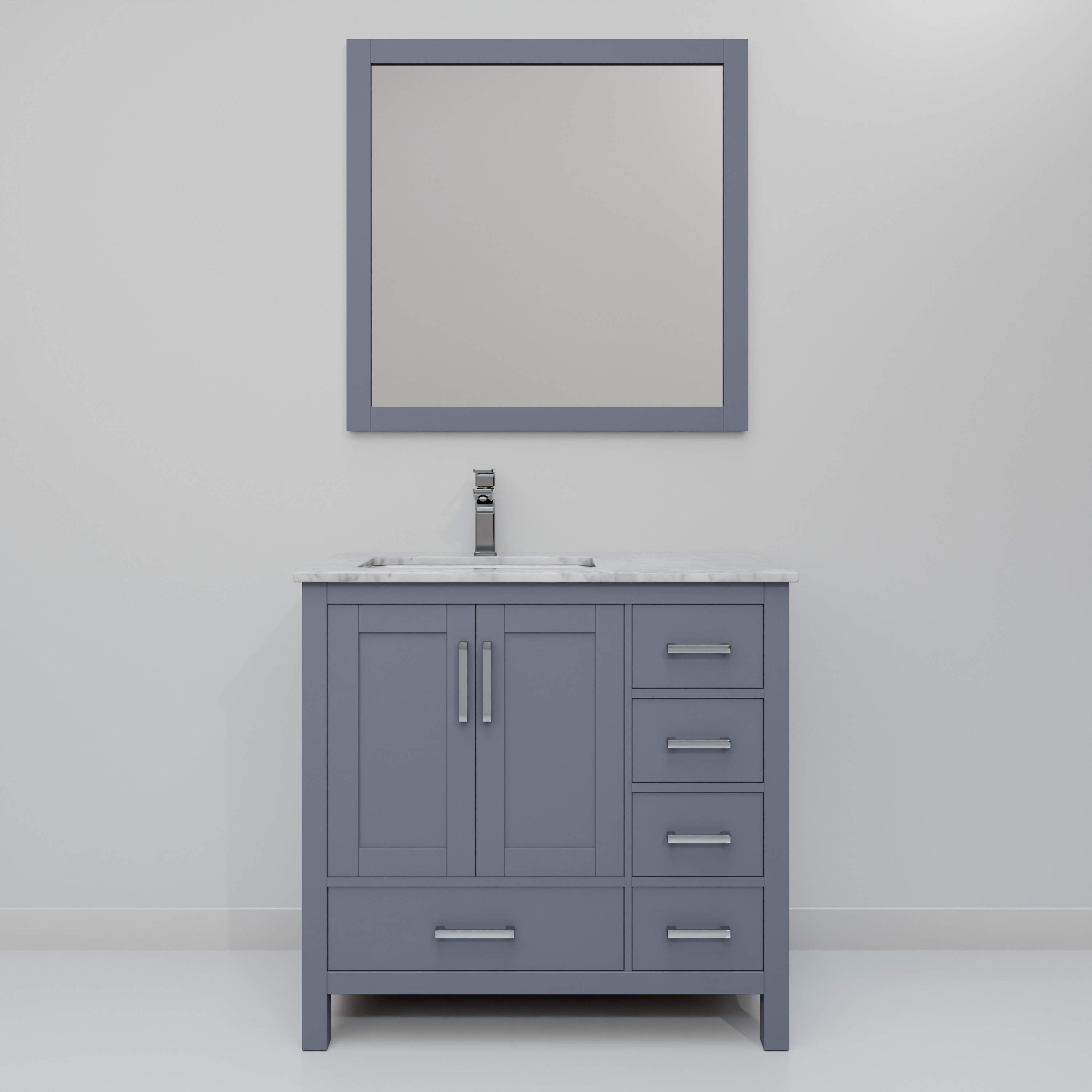 Lexora LJ342236SBDSM34FL Bath-Vanity-Combo - View #4