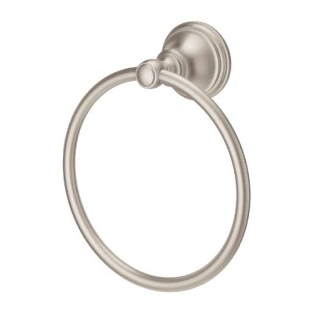 Pfister BRB-TB0K Tisbury Brushed Nickel Wall mount Single Towel Ring
