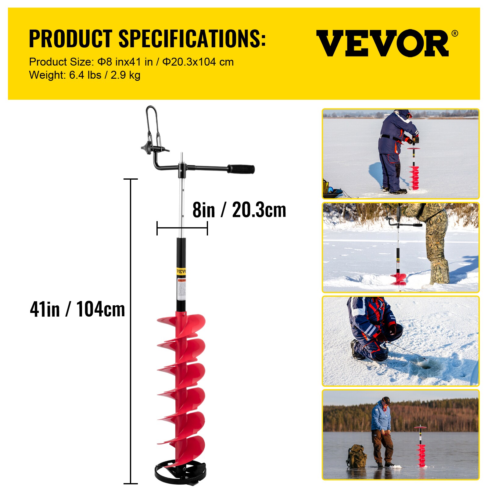VEVOR BZHSNLYC41348EQK6V0 Auger-Bits - View #7