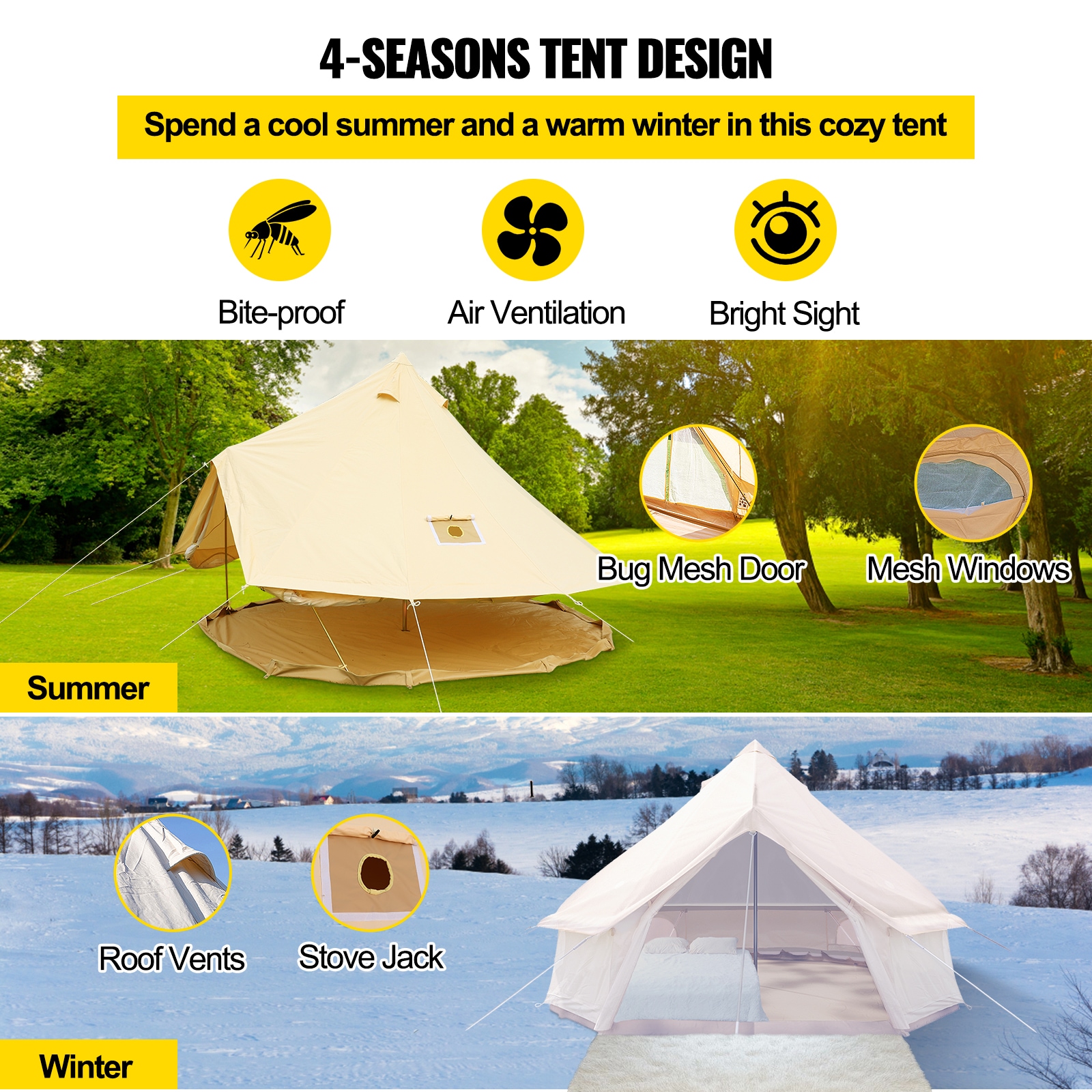VEVOR ZPMGB4MMBK0000001V0 tents - View #6