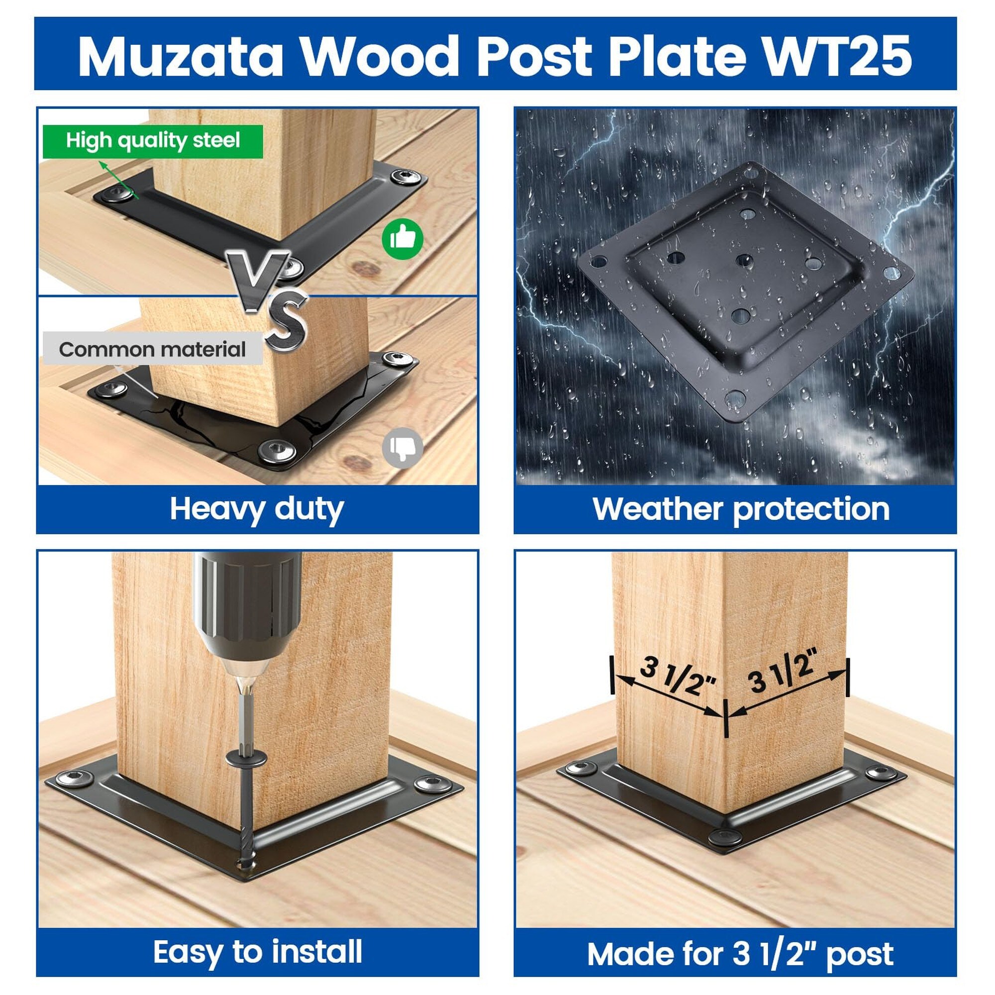 Wudkey L4-WV9X1T Deck-Posts - View #3
