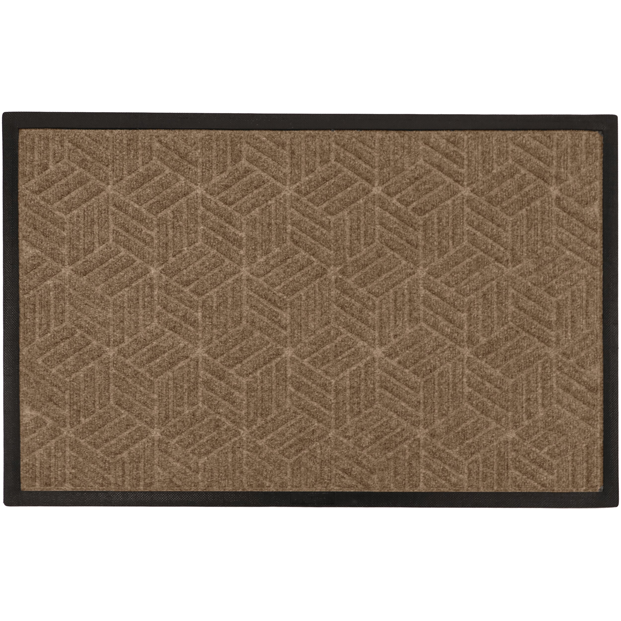 Dean Indoor/Outdoor Walk-Off Entrance Door Mat 3' x 5' Color: Brown