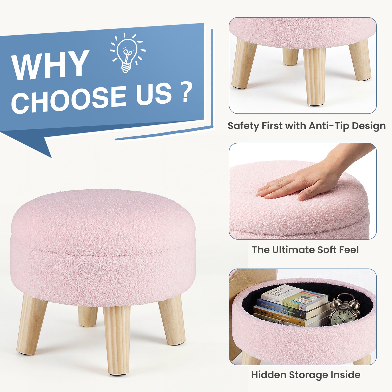 Sweetcrispy L-FL-ASM18YC-PK Indoor-Ottomans - View #5
