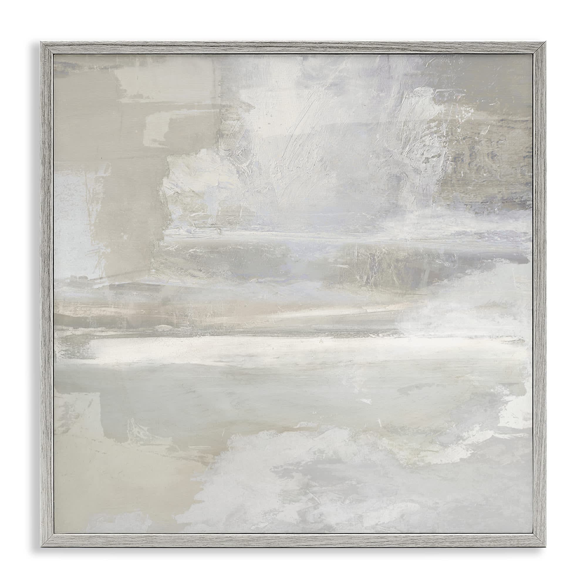 Stupell Industries BS-540-GFF-24X24 Contemporary Neutrals Abstract Framed Giclee design by Rachel Springer