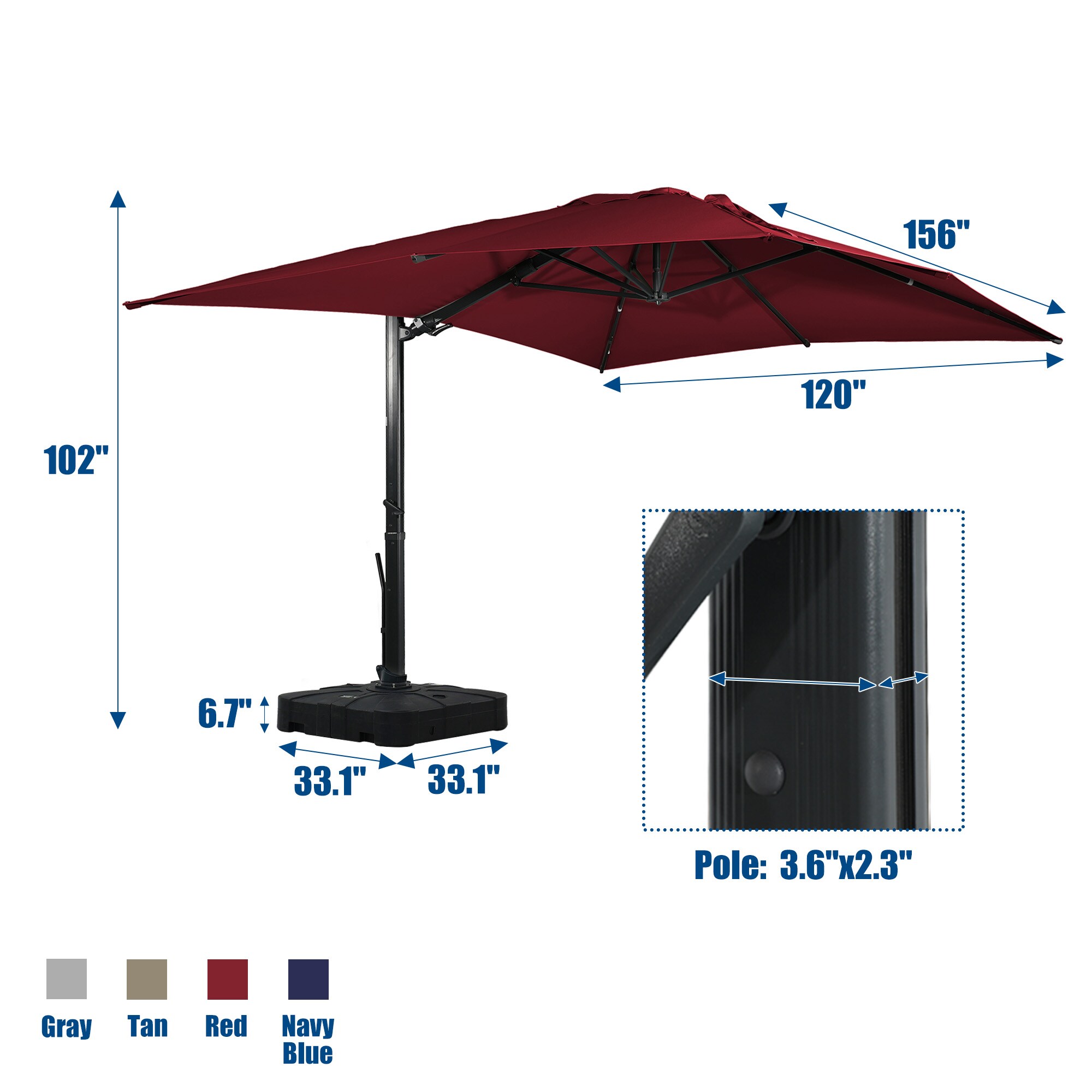 CASAINC CA-LEDWG02TN Umbrellas-2 - View #5
