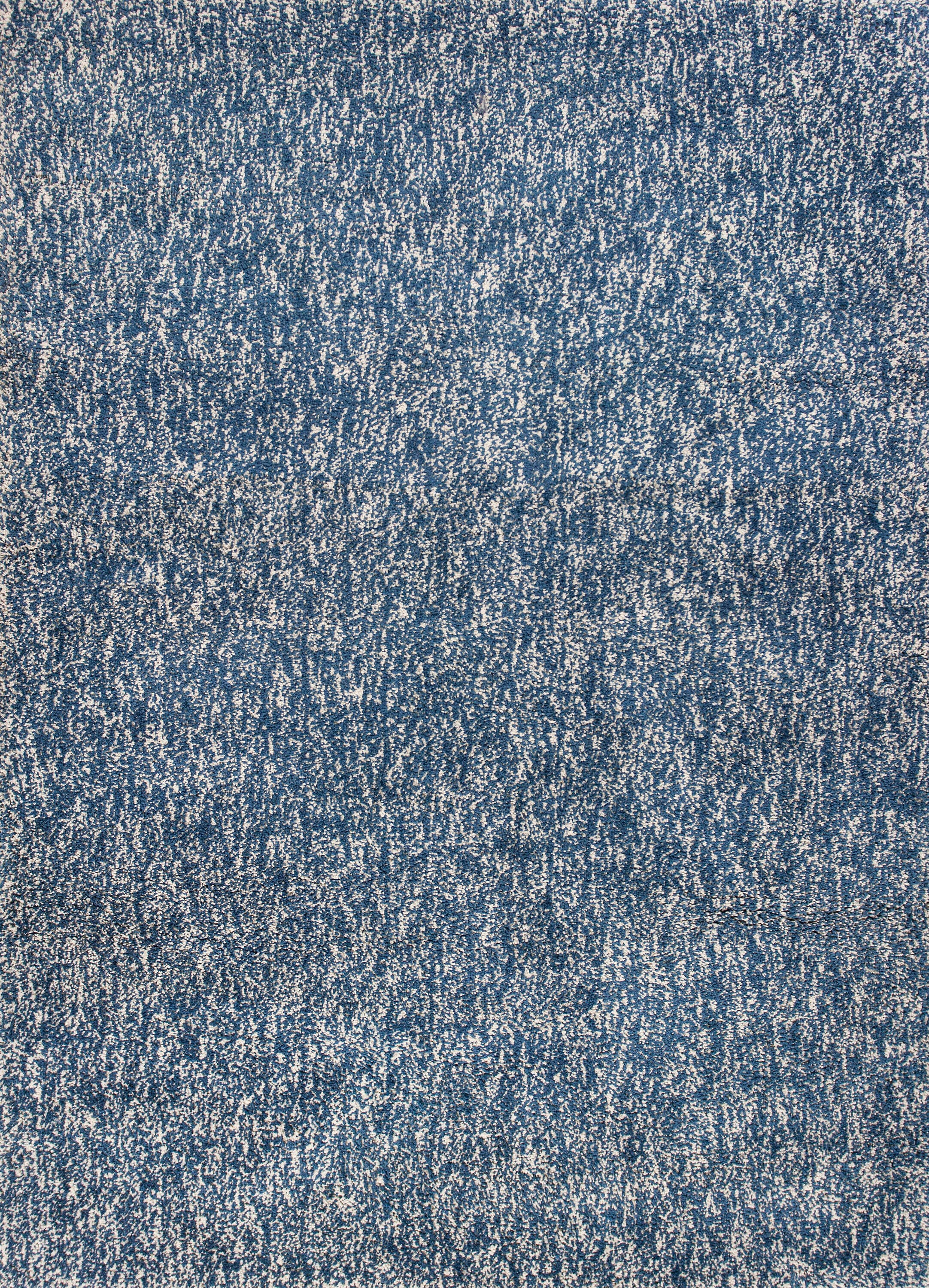 Everyday Woven EVE15896X6RO Luxington 6 x 6 (ft) Polyester Indigo Round Indoor Solid French Country Area rug