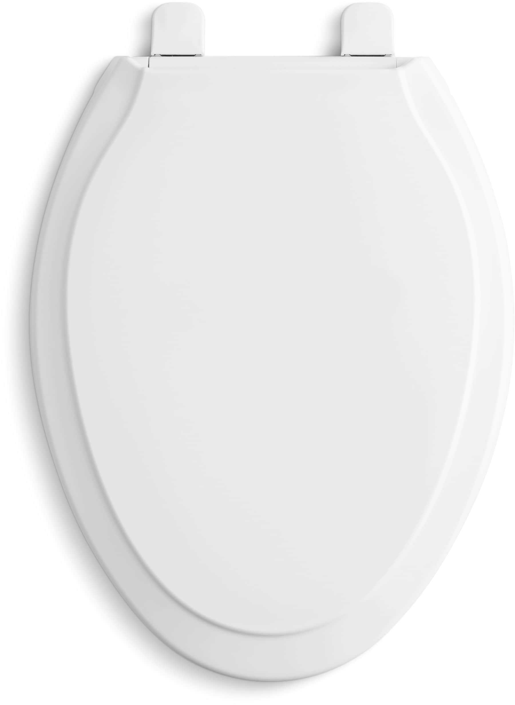 KOHLER Rutledge Plastic White Elongated Soft Close Toilet Seat in the ...